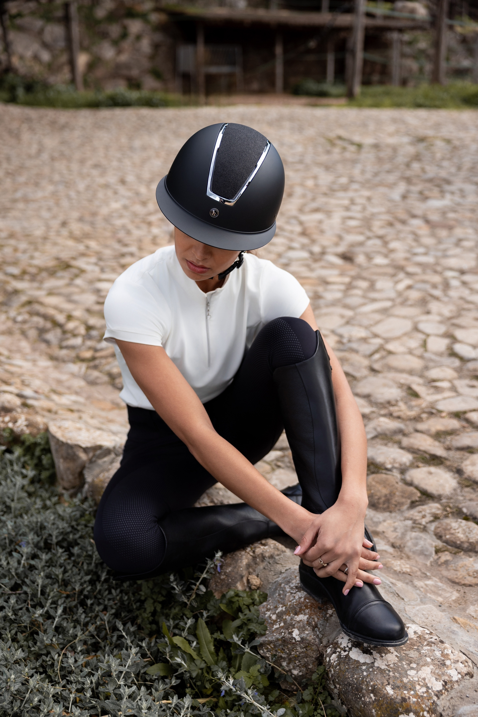 Horze Monarch II Metallic Glitter Helmet