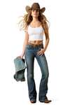 Ariat Whipstitch R.E.A.L. Women&acute;s Mid Rise Stretch Boot Cut Jeans