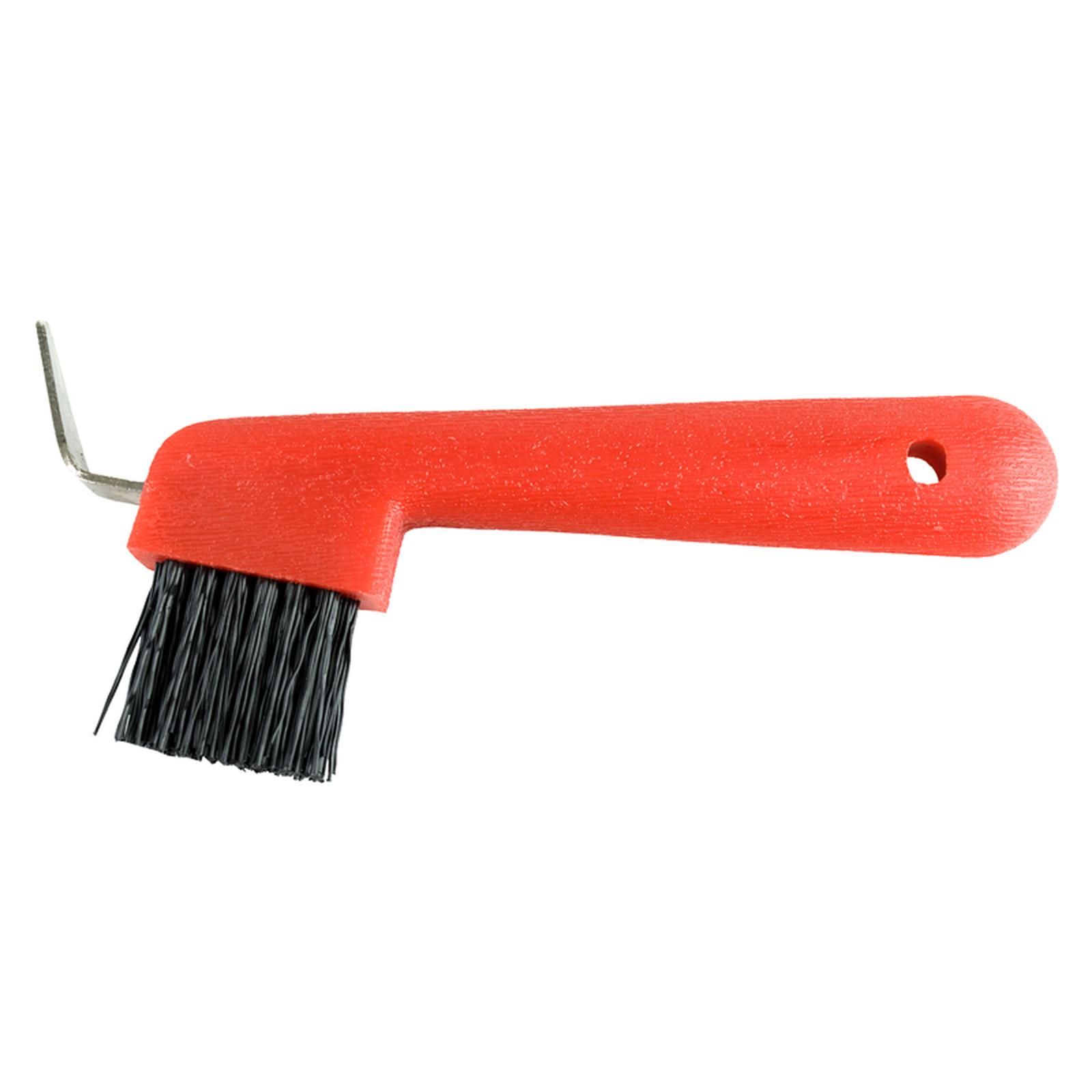 Red Horze Hoof Pick with Brush