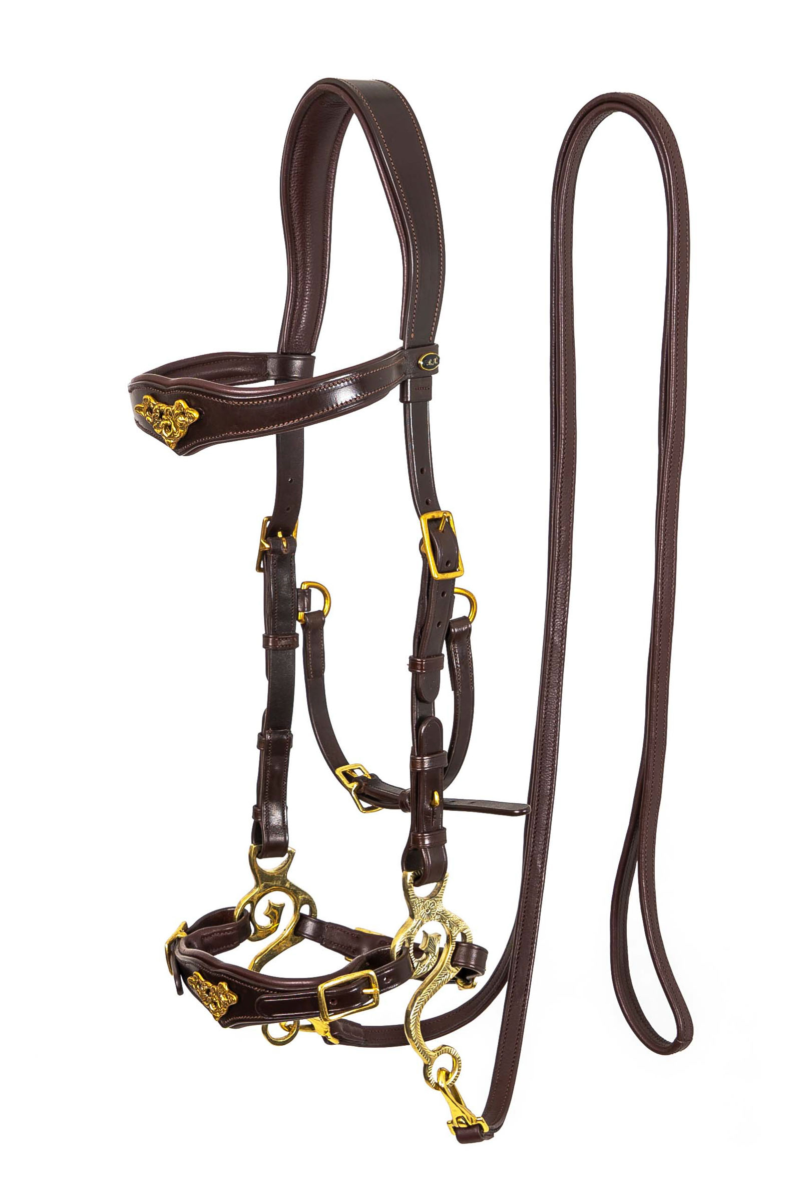 F.R.A. Freedom Riding Articles Imperial Hackamore Bridle With Reins (System 2) Shire