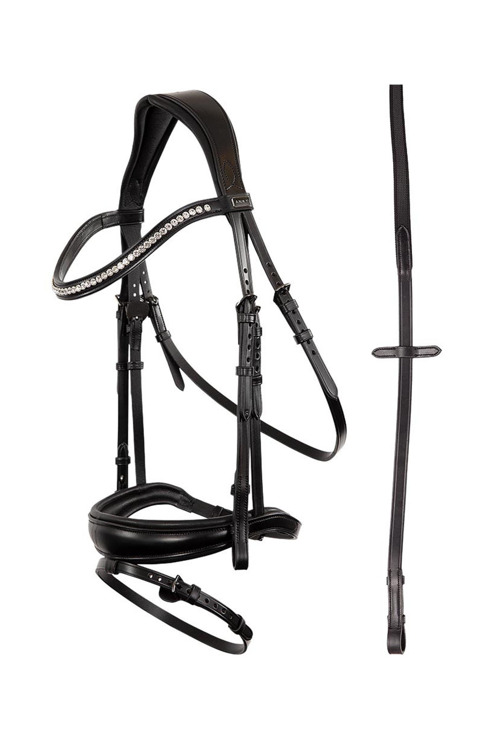 ANKY Anatomic Bridle With Flash Noseband, Padded