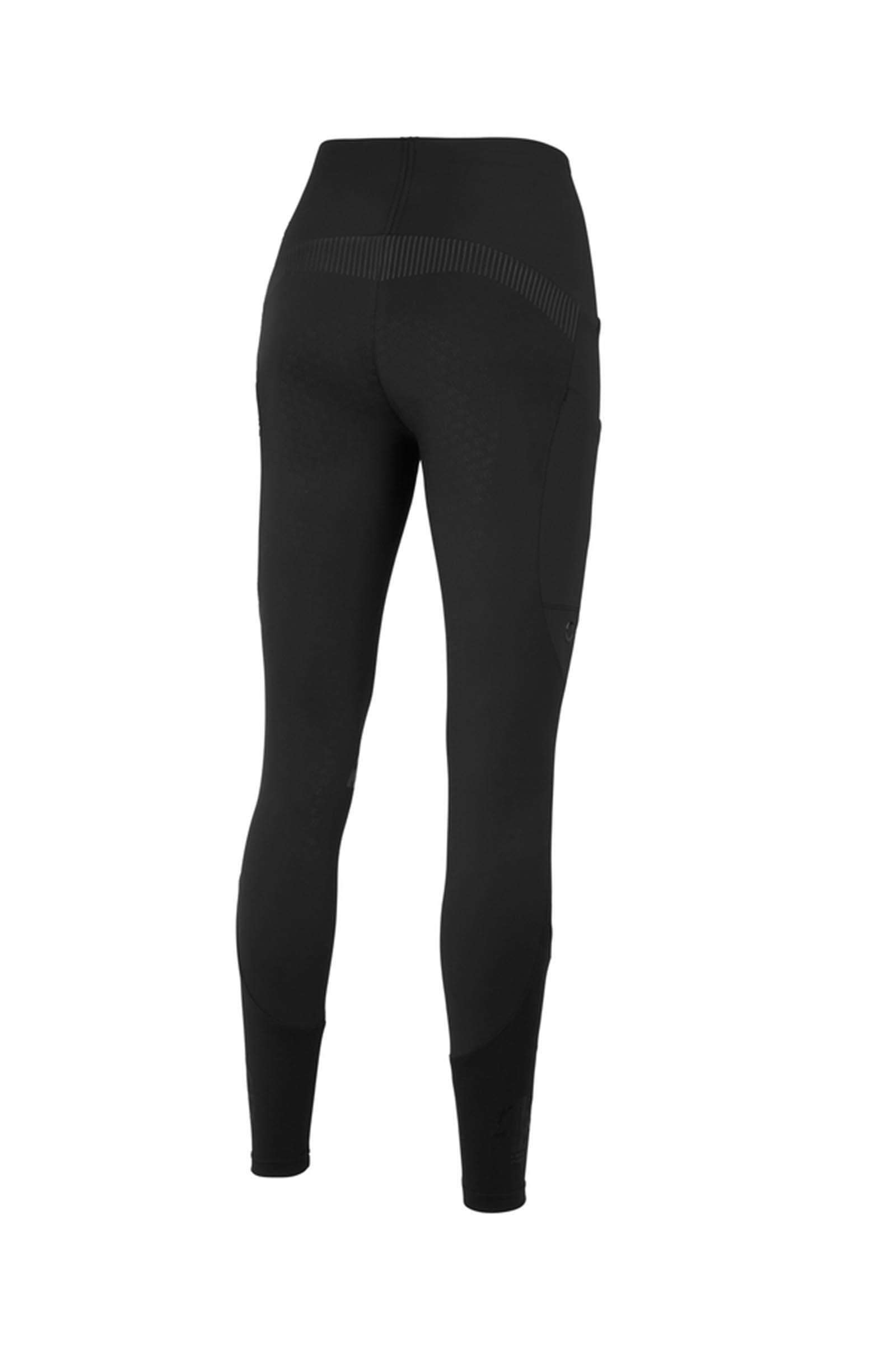 Black Pikeur Yella SD Women&acute;s High Waist Full Grip Riding Tights