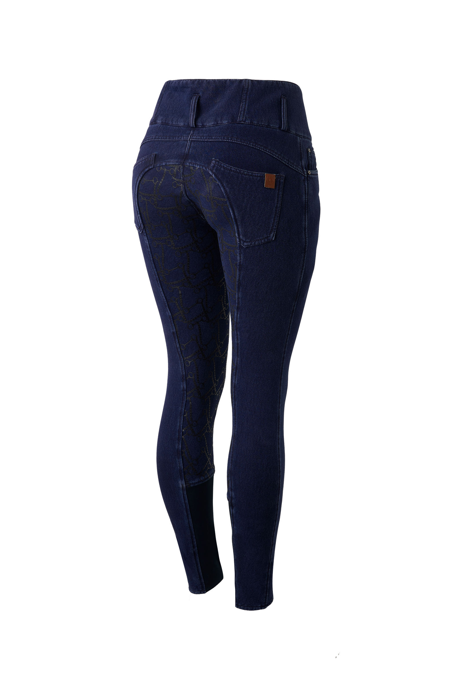 Horze Kacy Women's Denim Thermo Full Seat Breeches