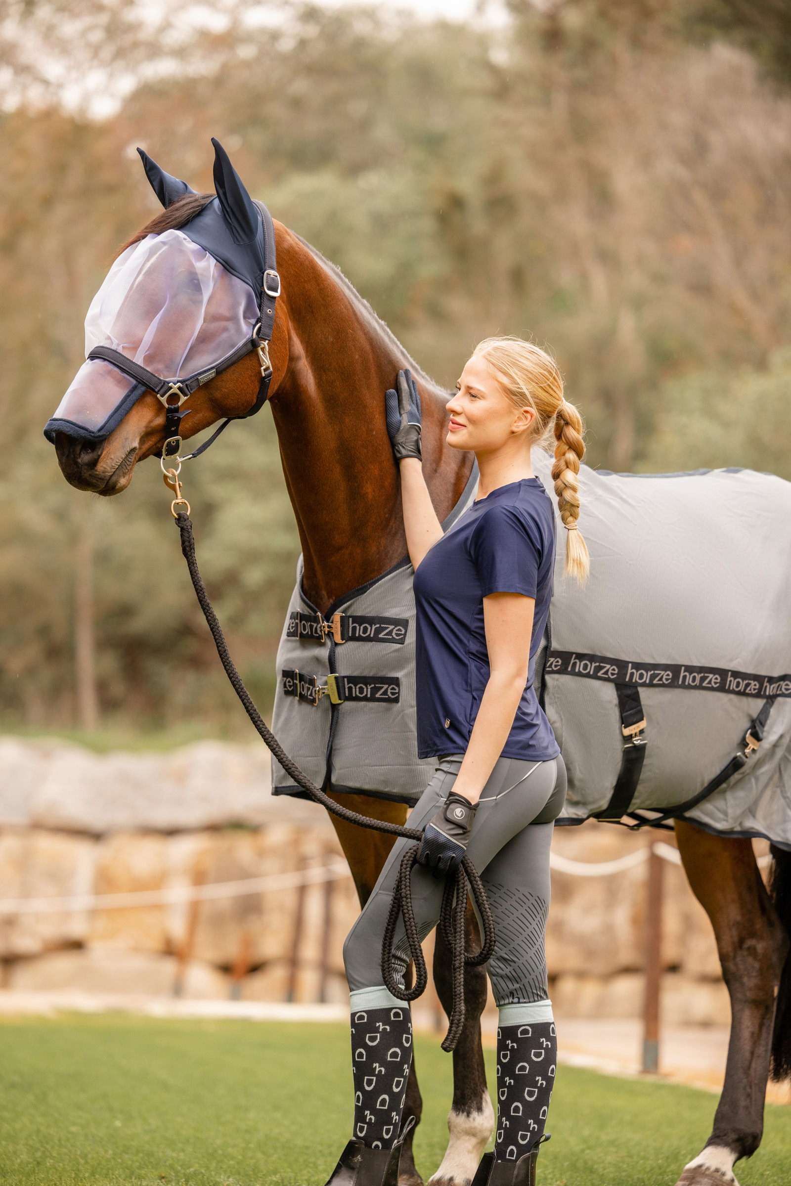Horze Paso Fino Fly Rug with UV Protection