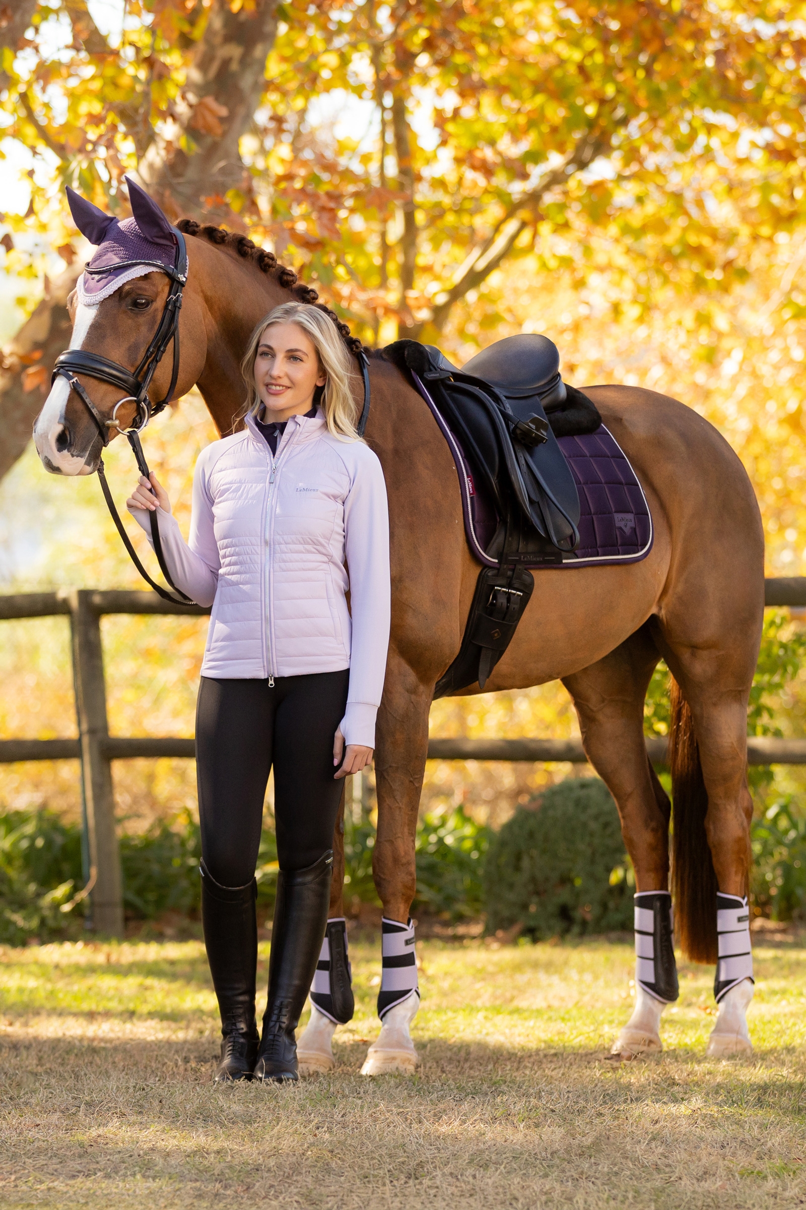 LeMieux Merino+ Loire Classic Dressage Saddle Pad