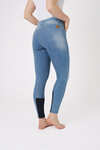 Horze Kaia Women's High Waist Denim Silicone Full Seat Breeches