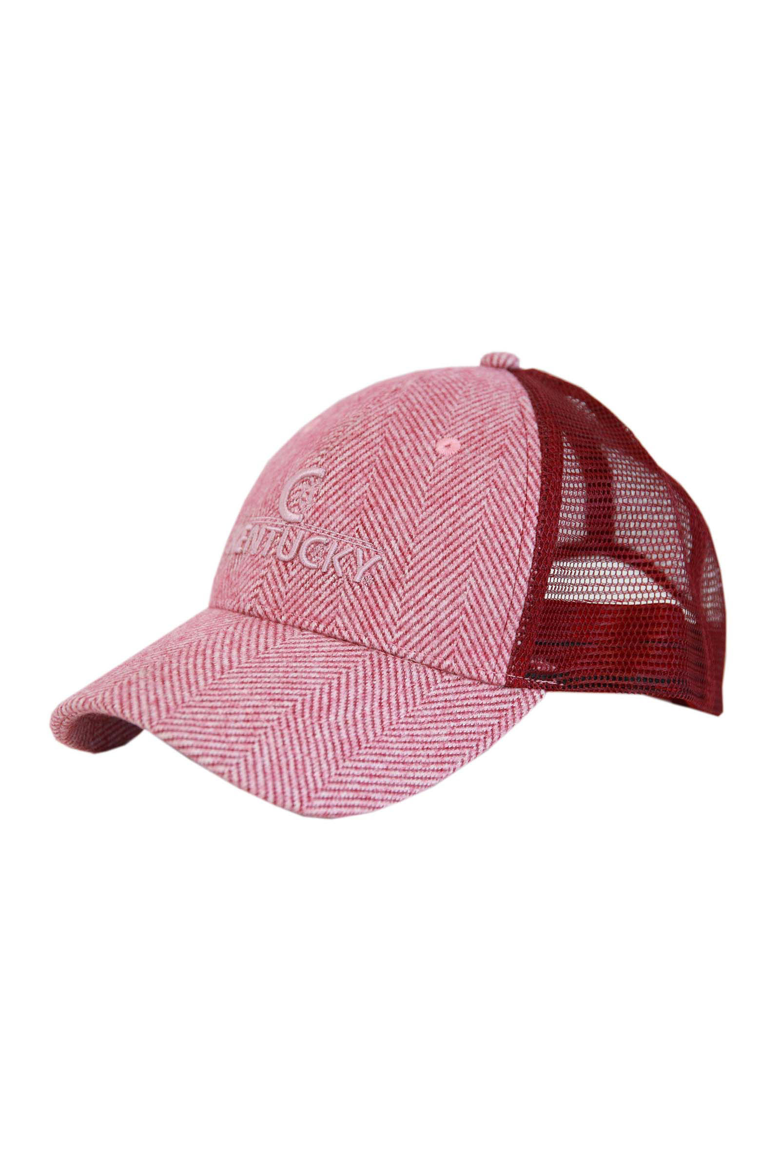 Light Pink Kentucky Horsewear Wool Trucker Cap