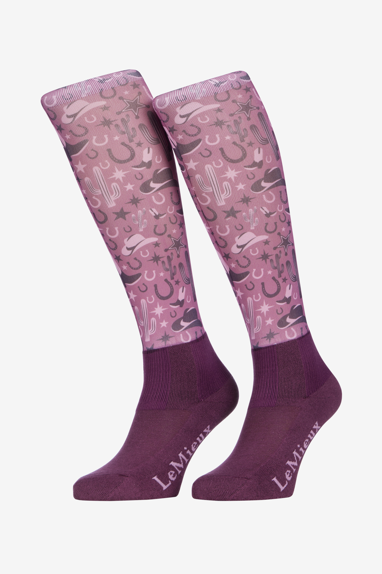 Western LeMieux Footsie Socks