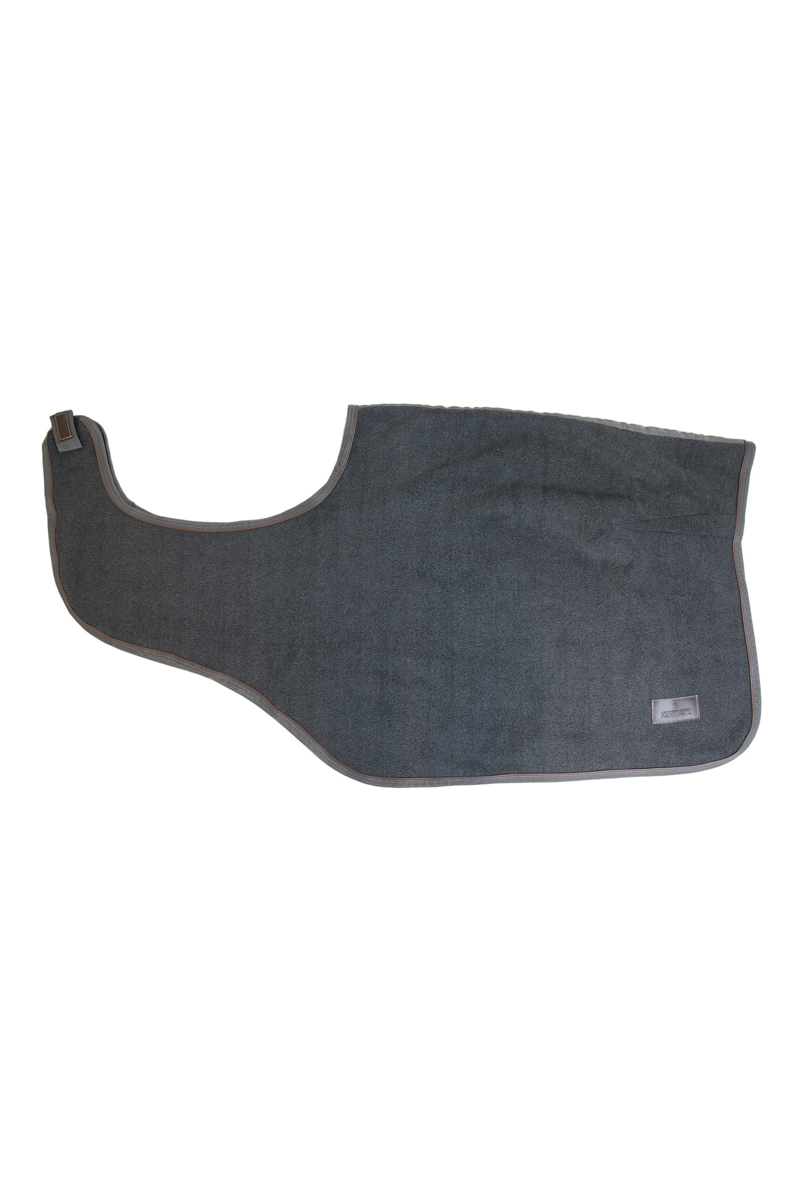 Dark Grey Kentucky Horsewear Heavy Fleece Riding Rug