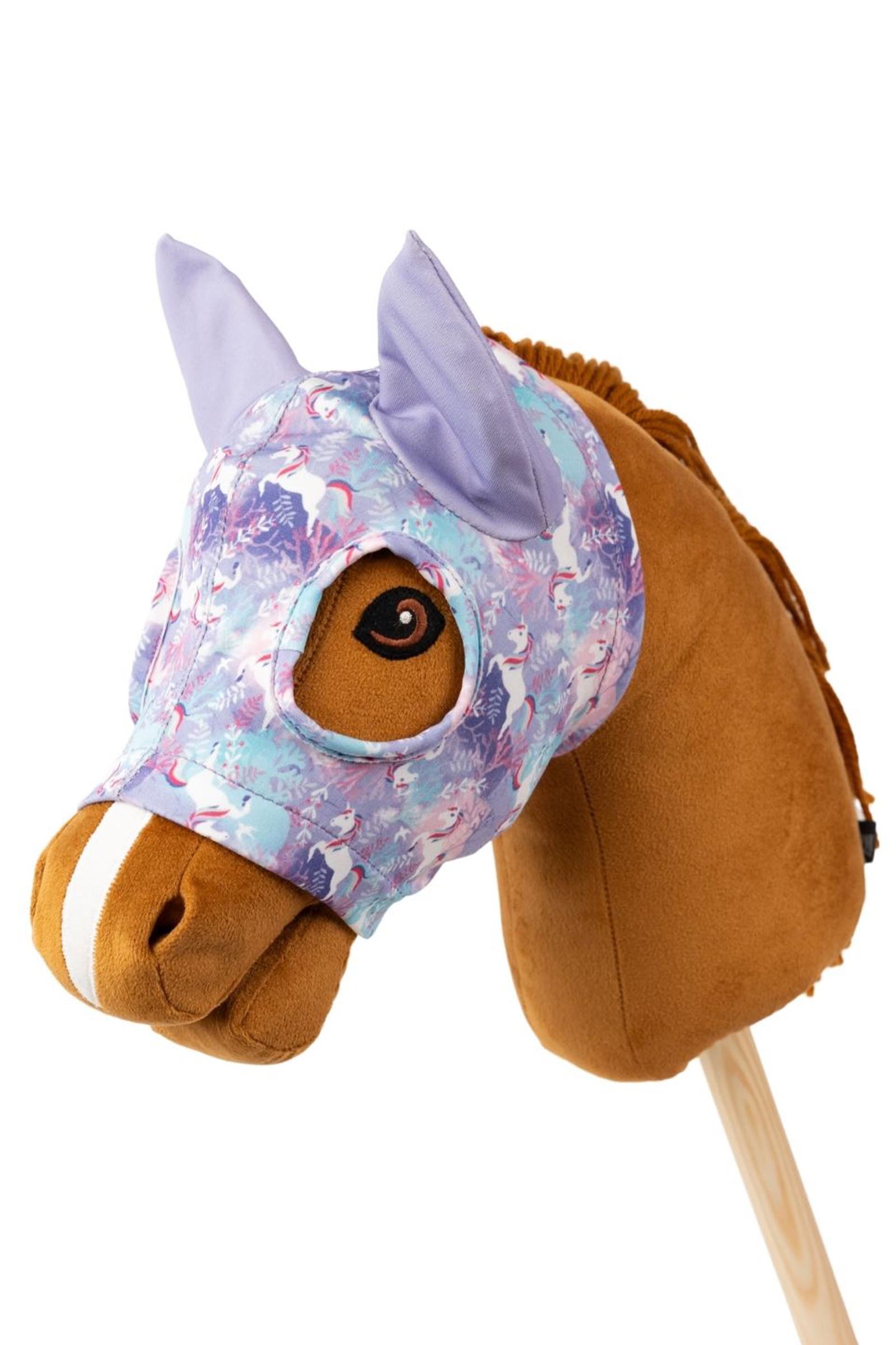 My Hobby Horse Race Mask with Unicorn Print