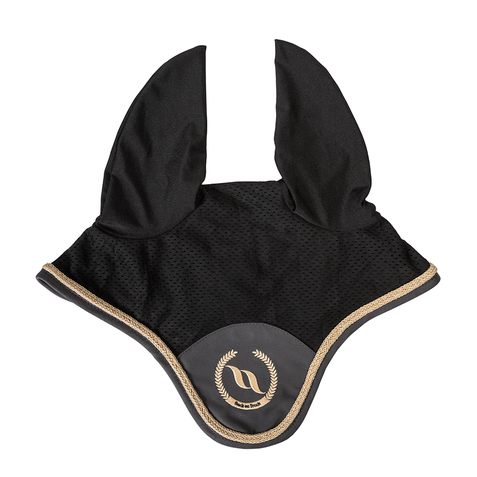 Dark Grey Back on Track Nights Collection Horse Bonnet With Welltex®