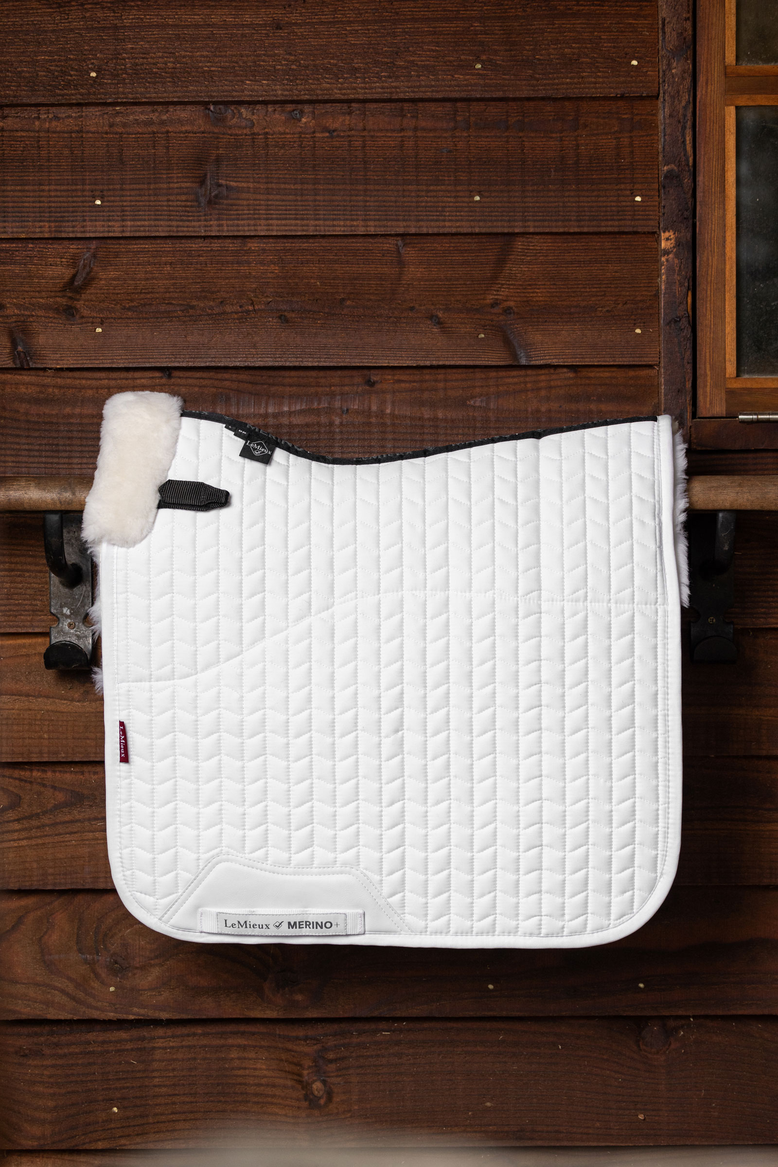 LeMieux Merino+ Dressage Saddle Pad half lined