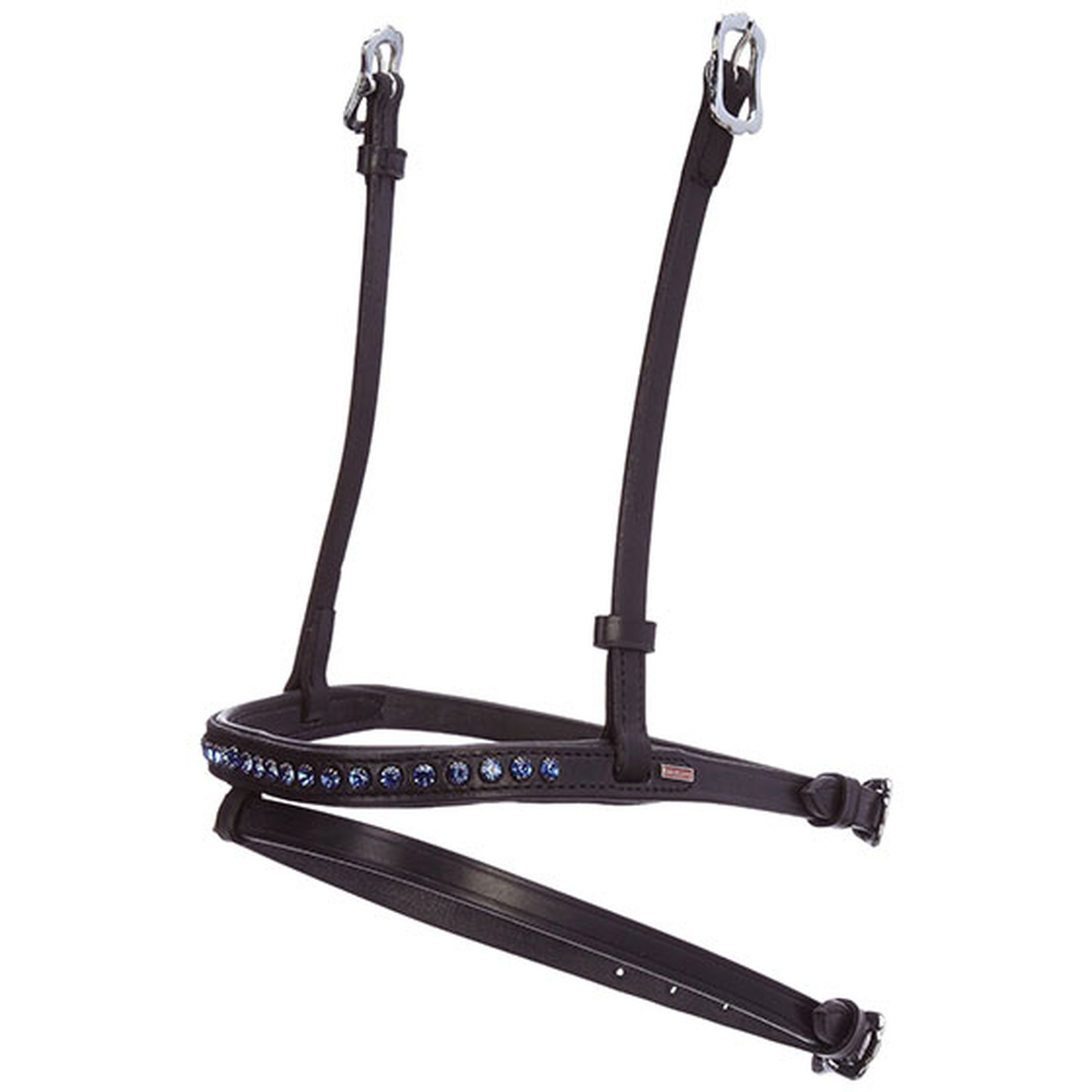 Karlslund Combined noseband, 1 row crystals