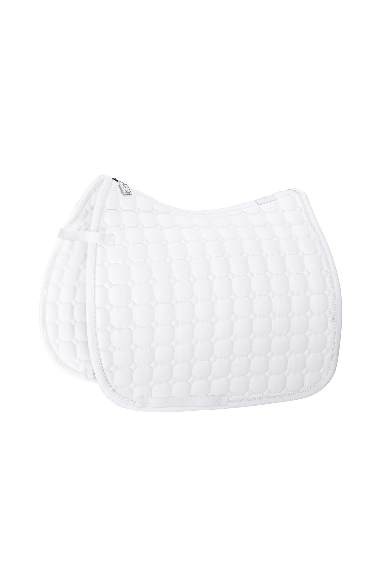 White Eskadron Classic Sport SS26 Cotton Glitter Dressage Saddle Pad