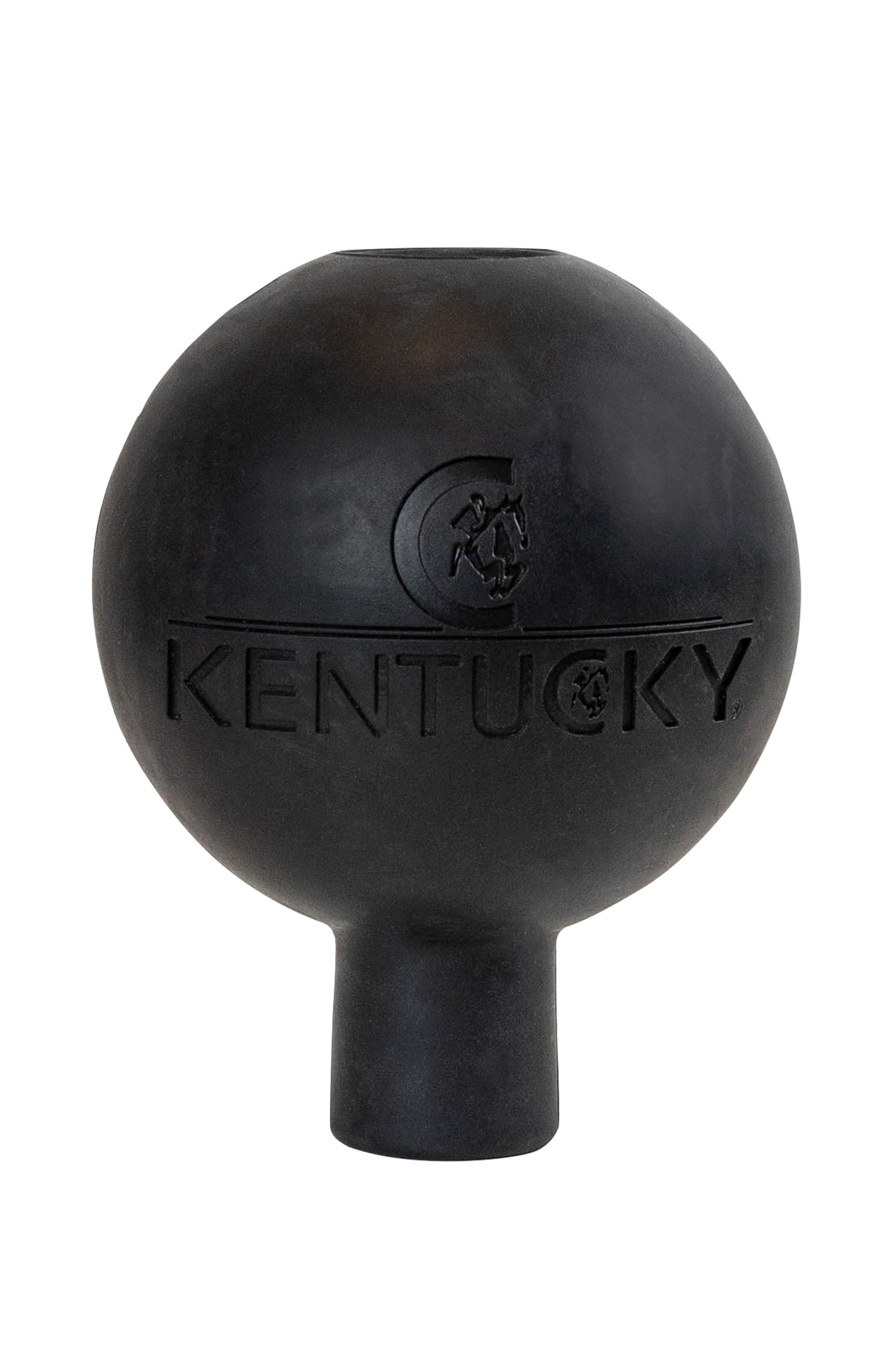 Black Kentucky Horsewear Lead & Wall protection rubber ball