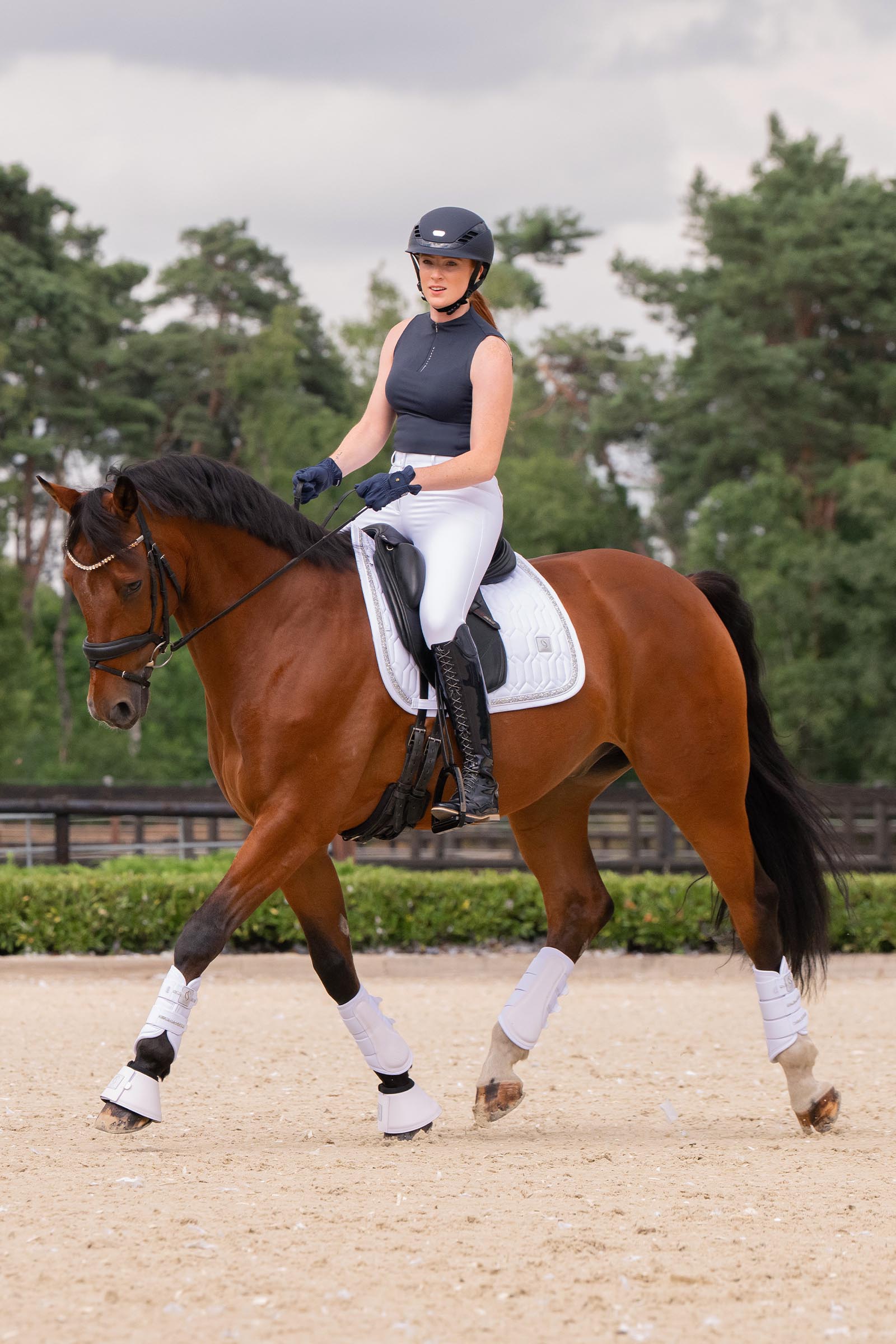 Eskadron Classic Sport SS26 Women&acute;s Half-Zip Tank Top