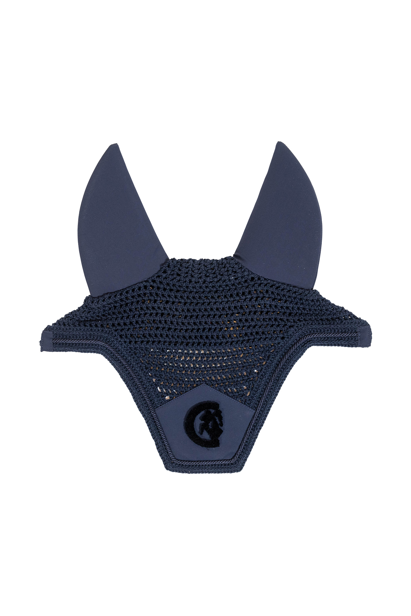 navy Kentucky Horsewear Fly Veil Wellington 3D Logo Soundless