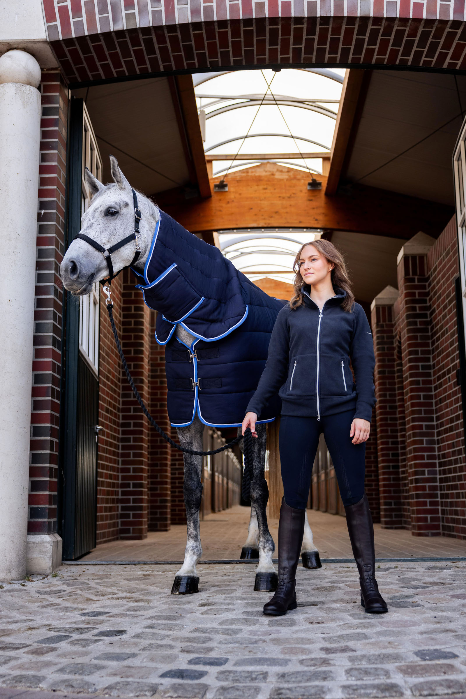 Horze Glasgow Stable Rug / Under Rug Full Neck, 250g