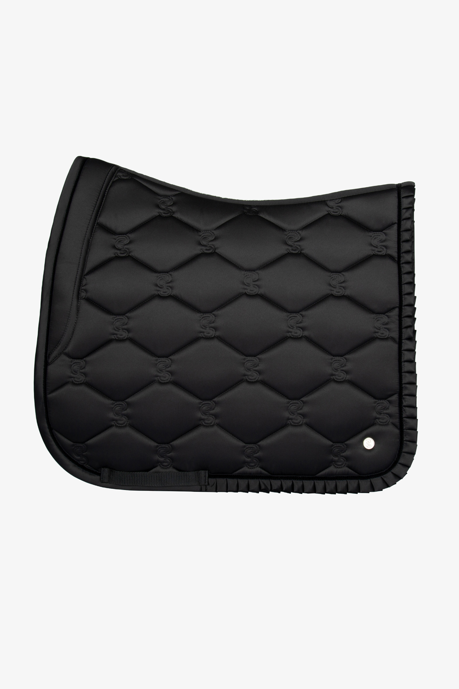 Black PS of Sweden Ruffle Dressage Saddle Pad