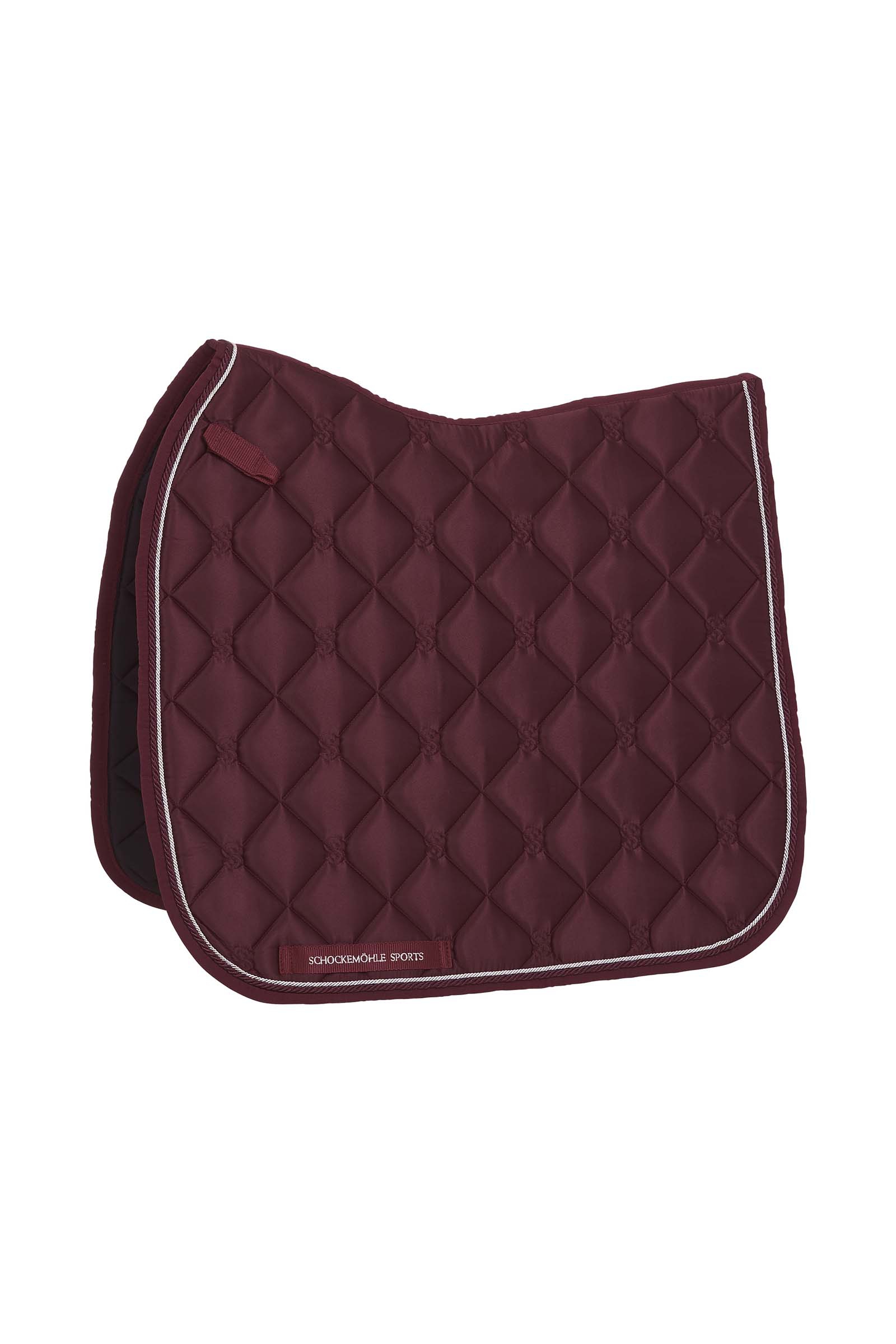 Wine Red Schockemöhle Mara Style Dressage Saddle Pad