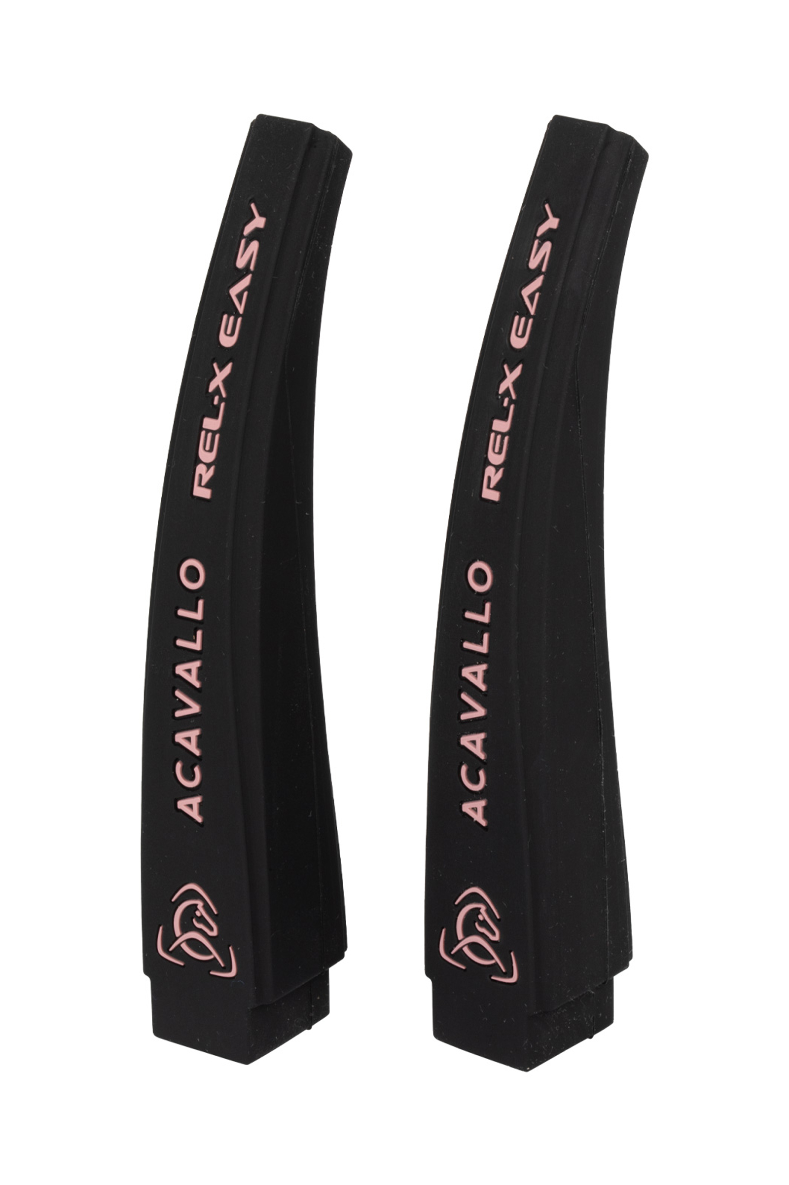Black/Pink Acavallo Rel-X Easy Multicolor Silicone Arches for Stirrups