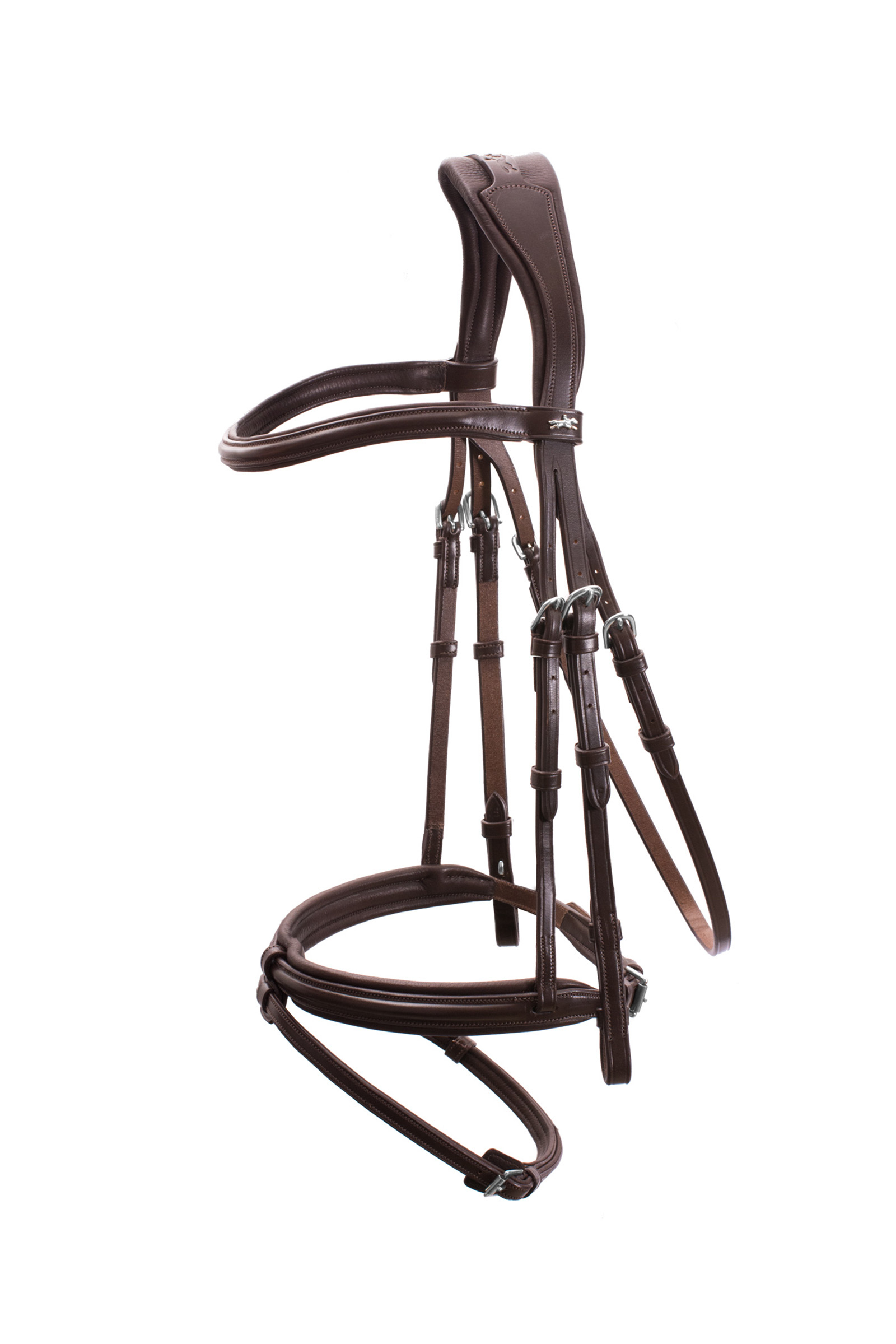Dark Brown/Silver Schockem&ouml;hle Sports Tokyo Select Bridle