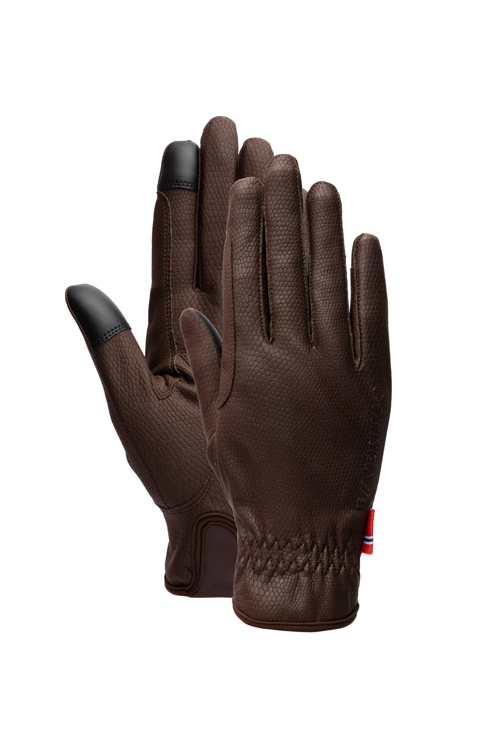 dark brown B Vertigo Luka Riding Gloves