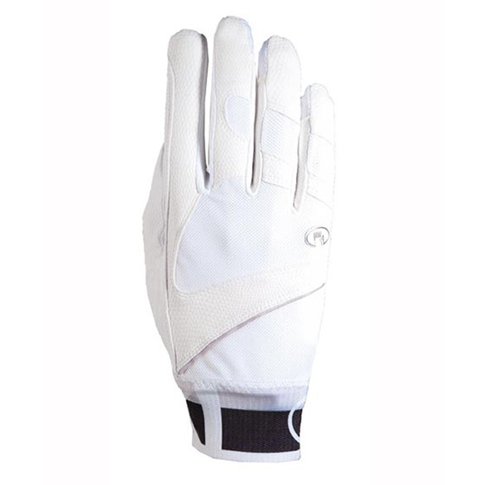 White Roeckl Milton riding gloves