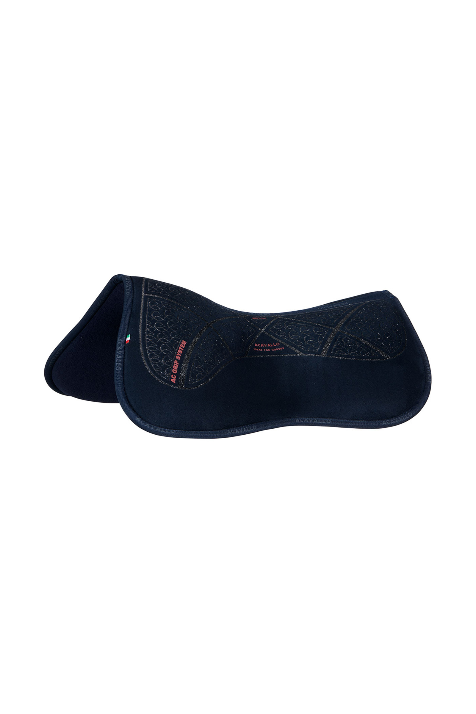 Peacoat Dark Blue/Silver Acavallo AC-Grip System & Memory Foam Half Pad