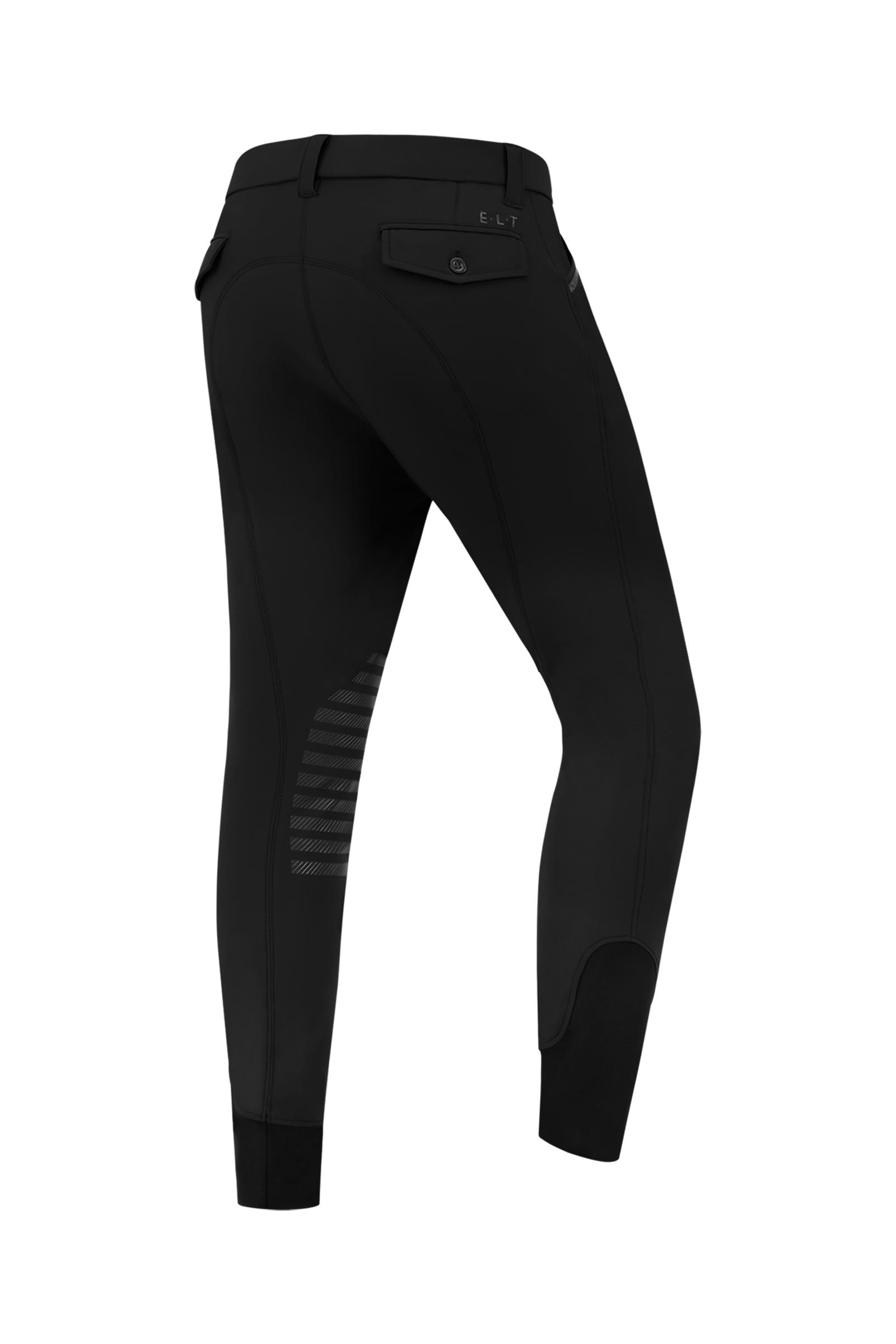 black ELT Mailo Men's Knee Grip Breeches