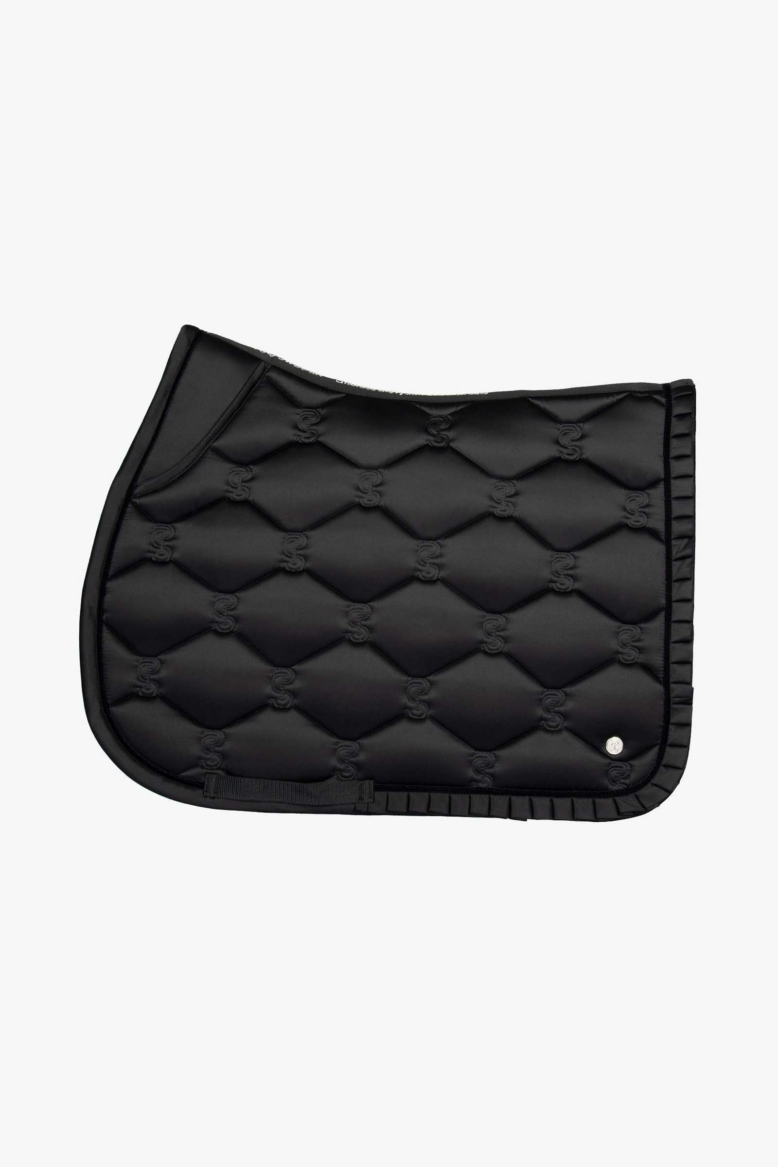 Black PS of Sweden Ruffle Jump Saddle Pad