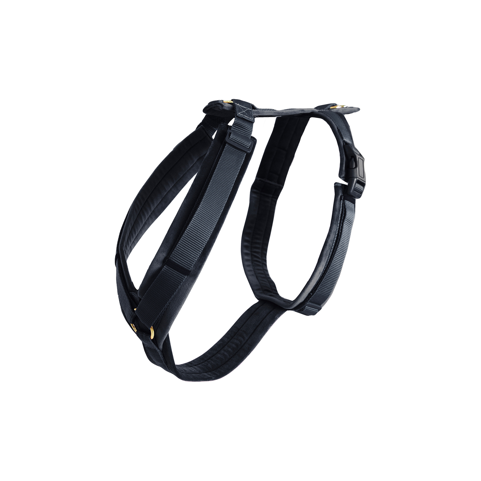 Black Kentucky Dogwear Active Velvet Harness