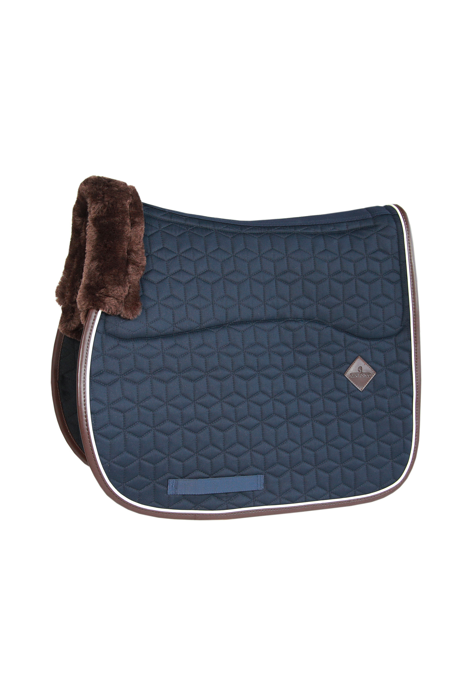 Dark Blue Kentucky Horsewear Skin Friendly Jumping Saddle Pad