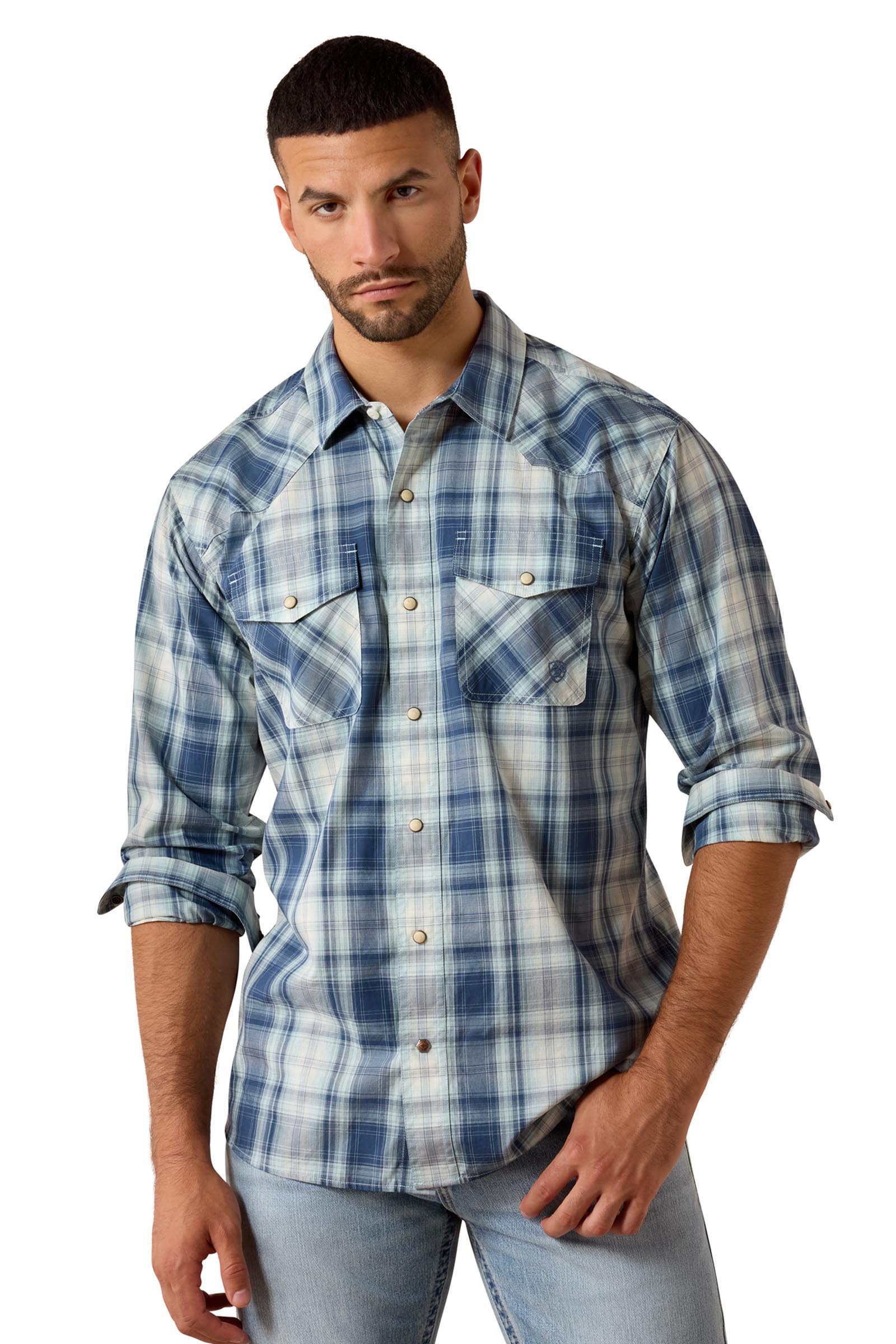 Ariat Retro Heathcliff Men&acute;s Fitted Snap Shirt