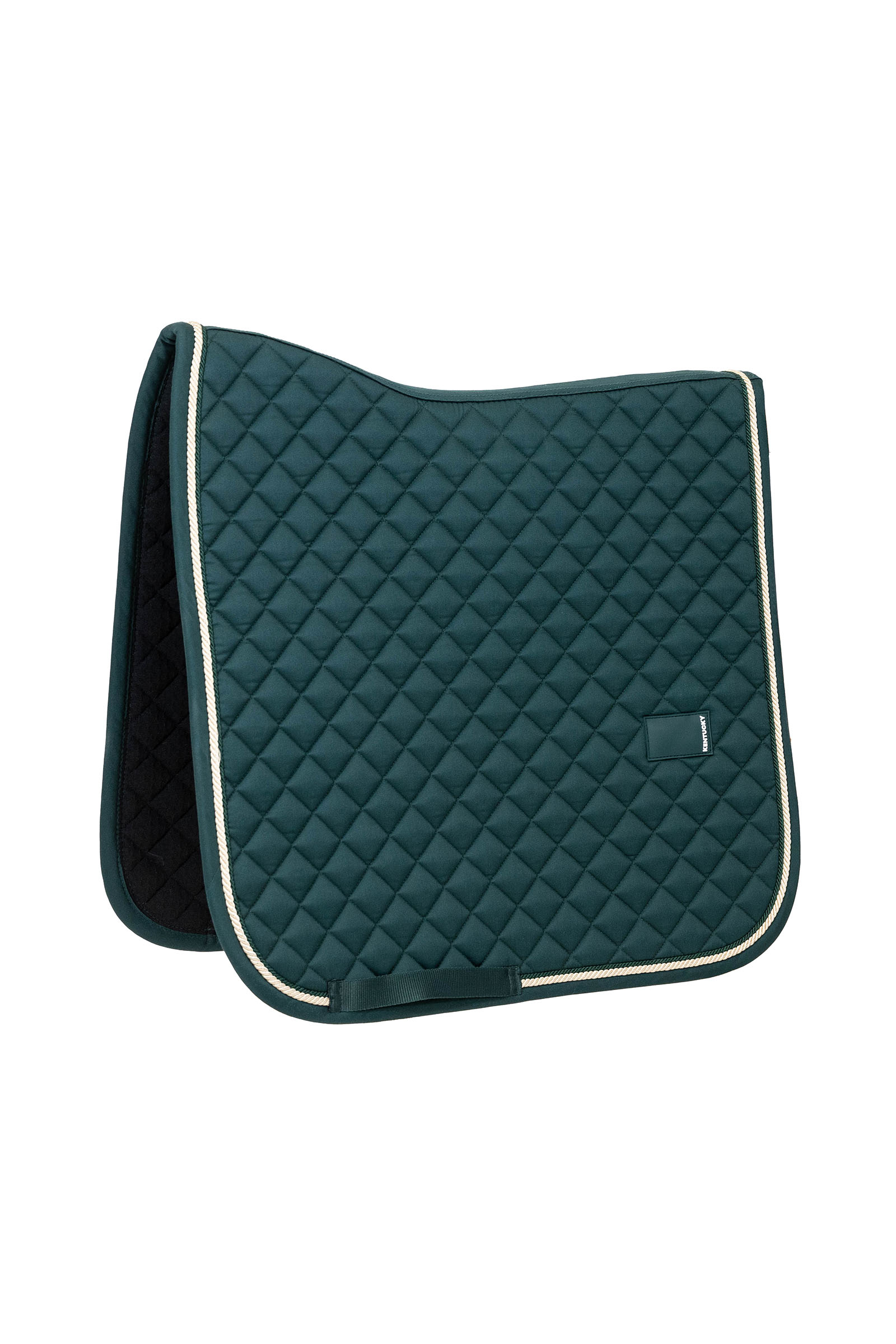pine green Kentucky Horsewear Dressage Saddle Pad diamond rope