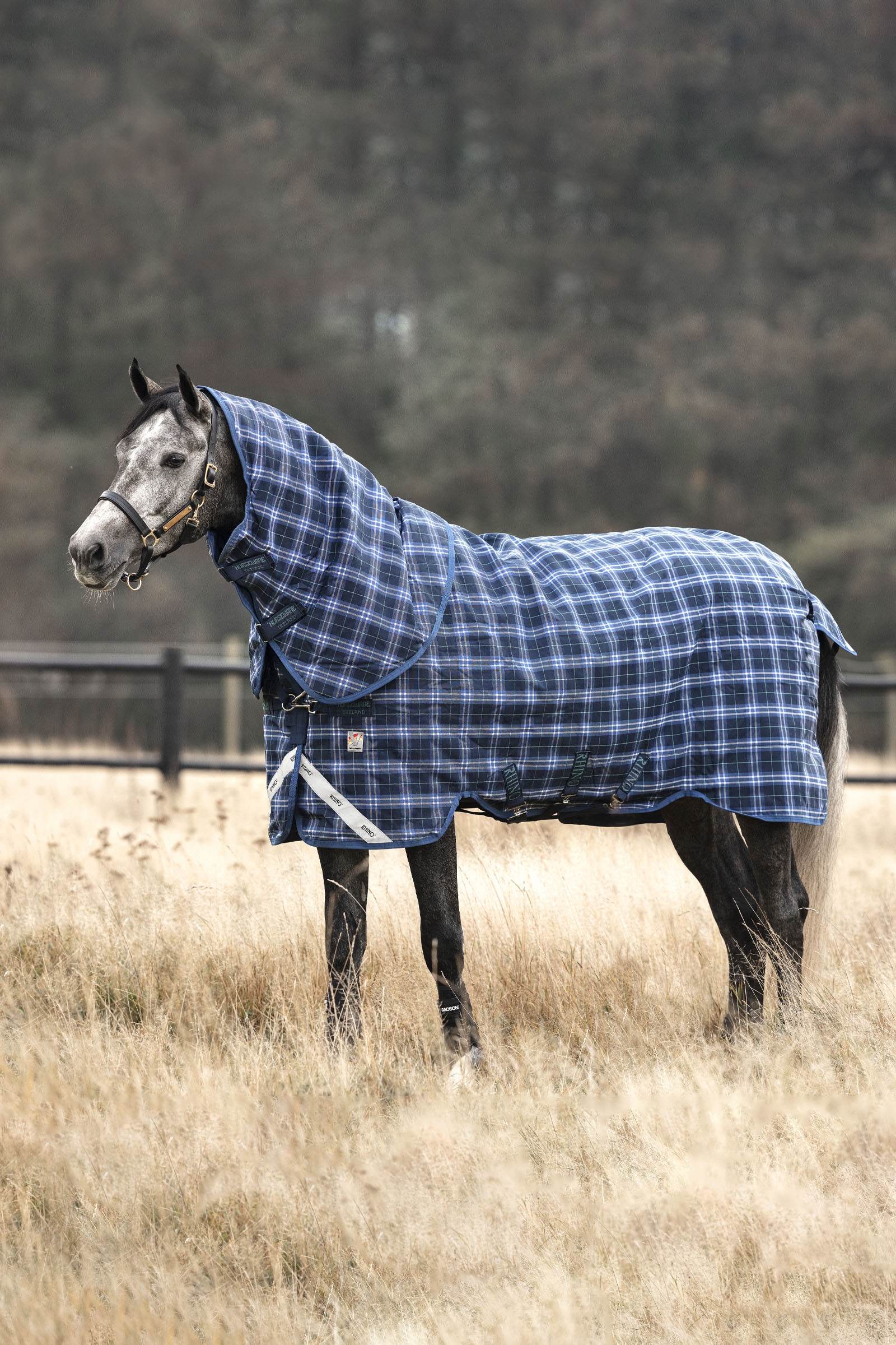 Horseware Rhino Plus Vari-Layer Turnout Rug With Detachable Neck, 250g