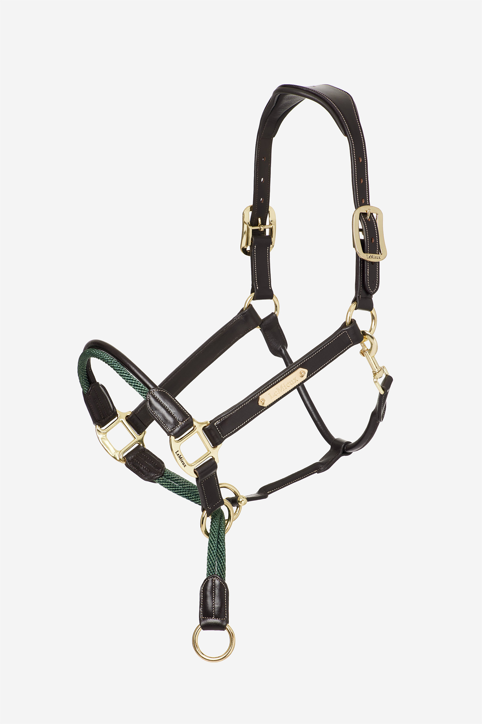 Brown LeMieux Rope Control Headcollar