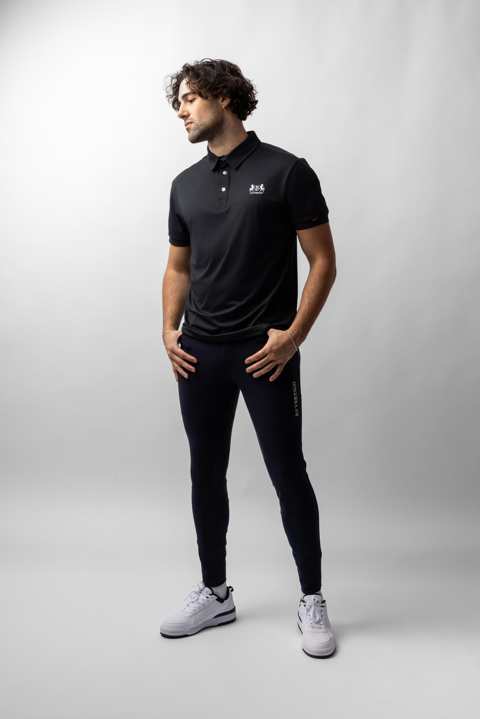 B Vertigo Flynn Men's Functional Polo Shirt