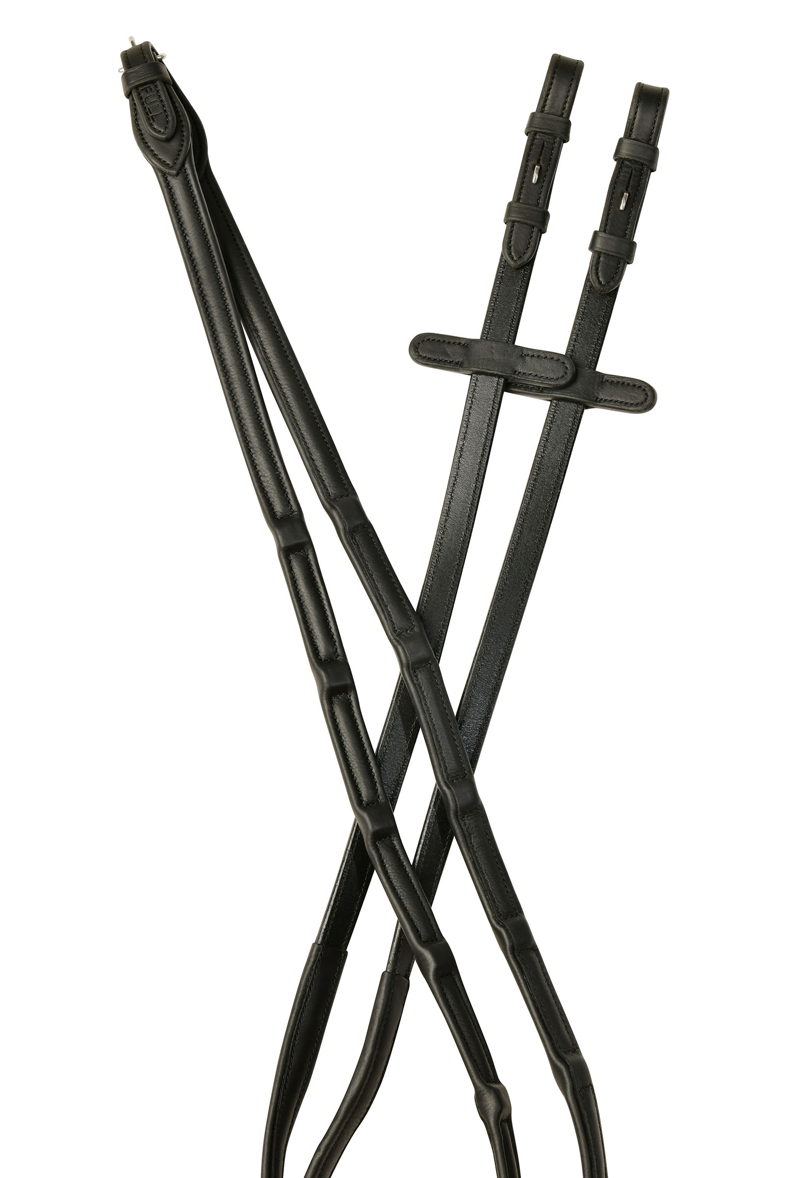 Black Collegiate Comfitec Opulux Leather Reins
