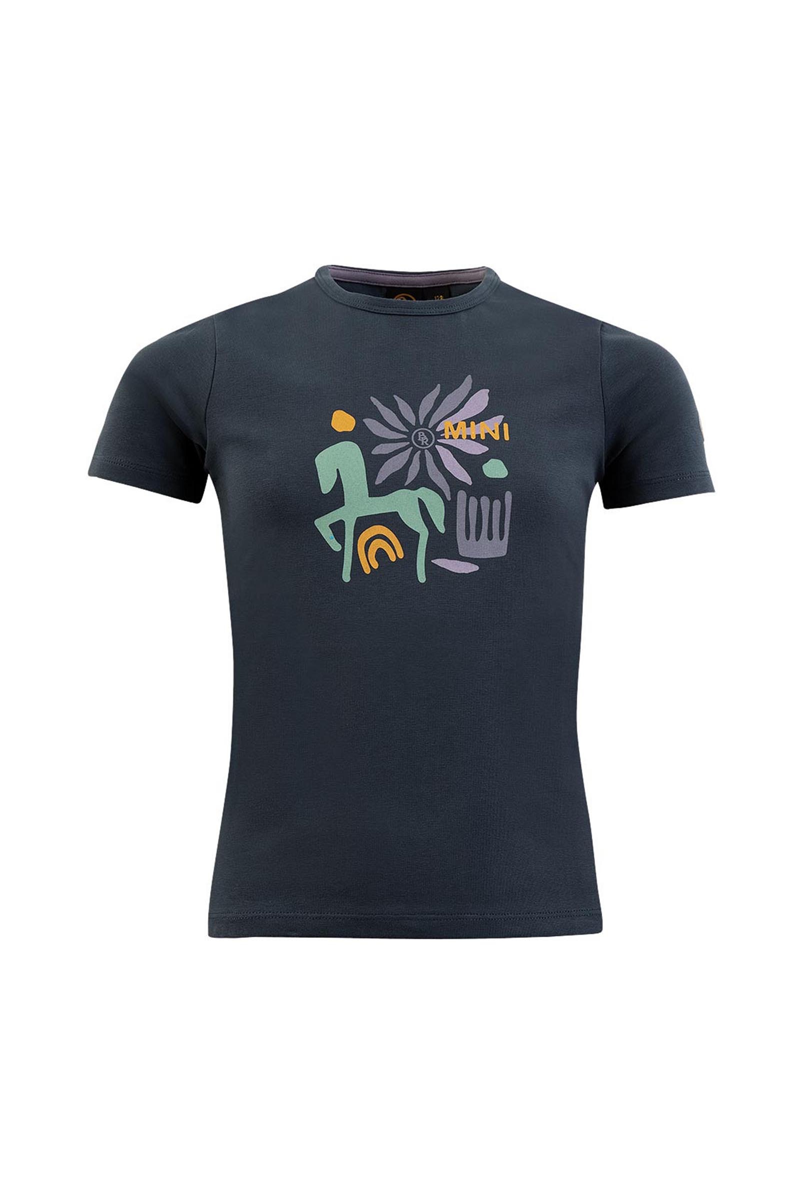 Midnight Navy BR Mini Horse b&oslash;rne T shirt