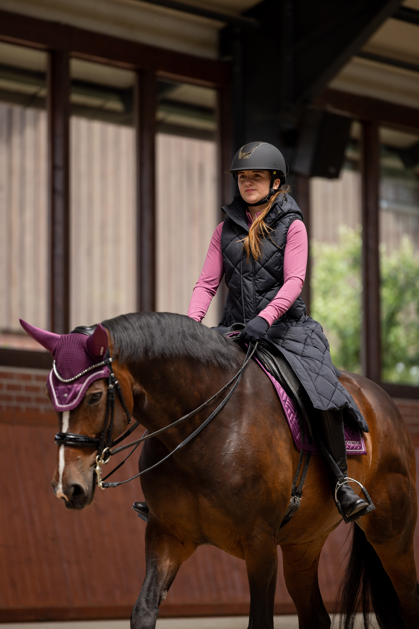 B Vertigo Gem Women&acute;s Long Padded Riding Vest