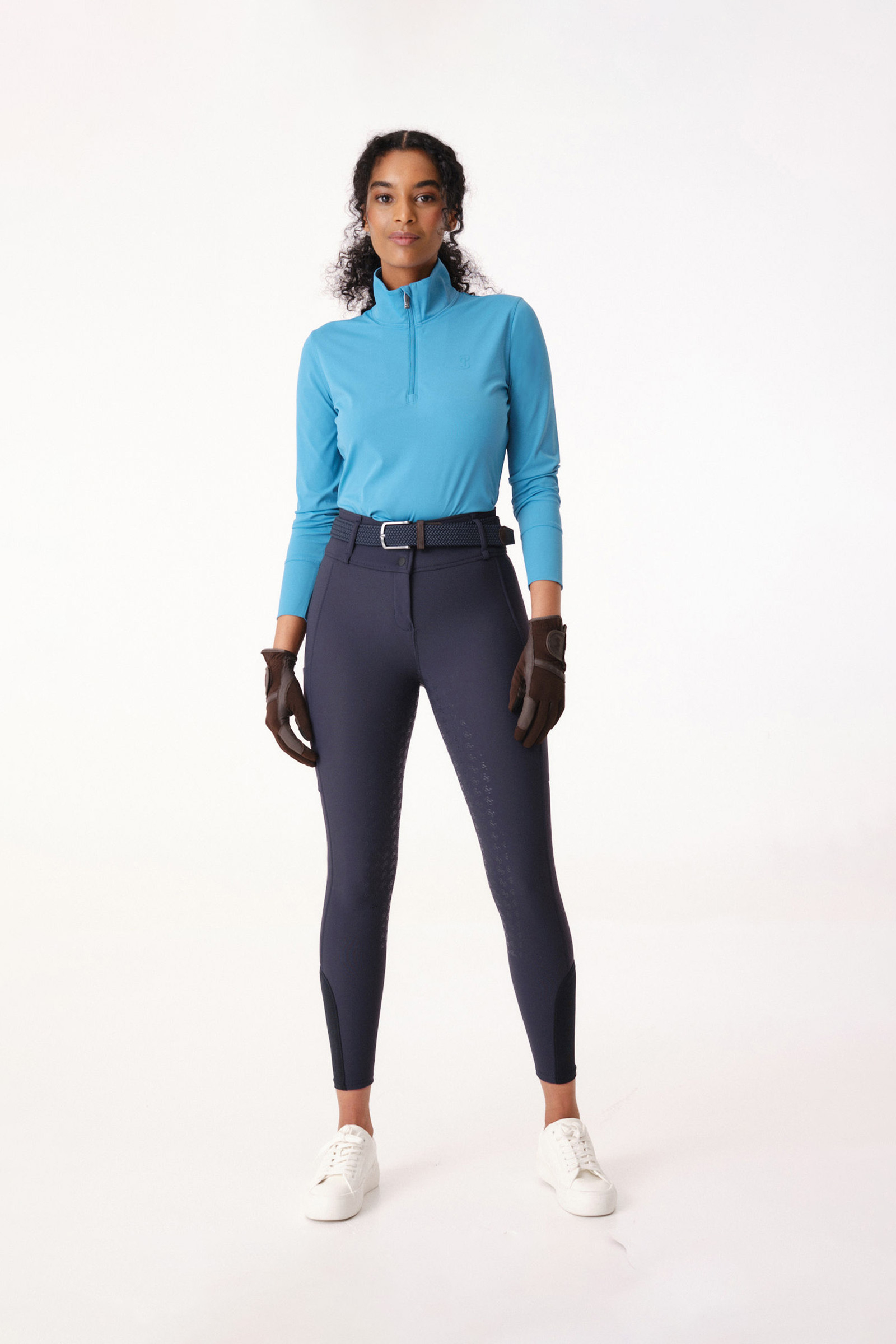 Navy PS of Sweden Britney Women's Full Grip Winter Breeches