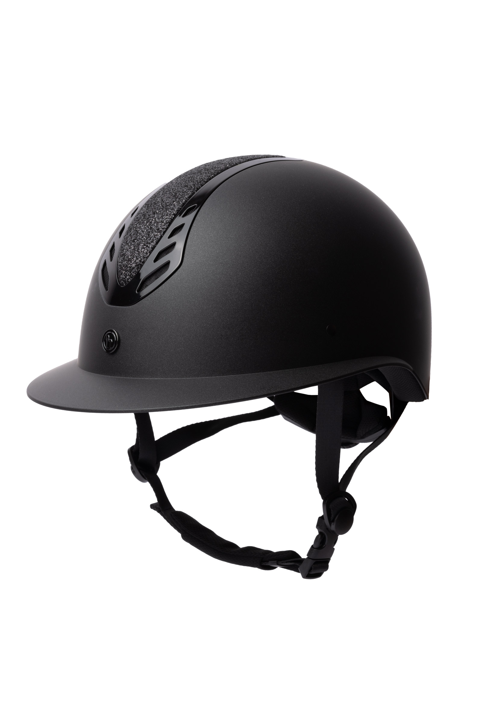 Black glitter Horze Celeste Riding Helmet