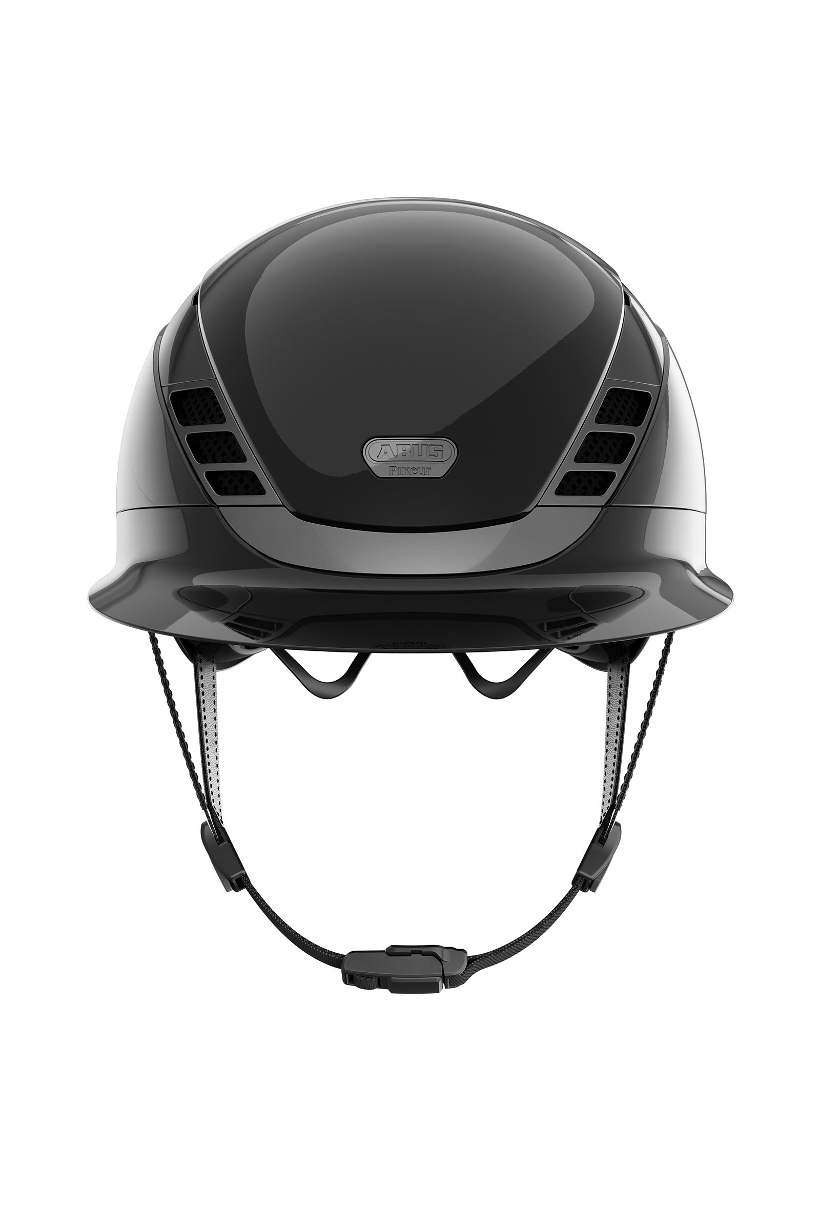 Abus Pikeur AirLuxe Chrome Long Visor Riding Helmet