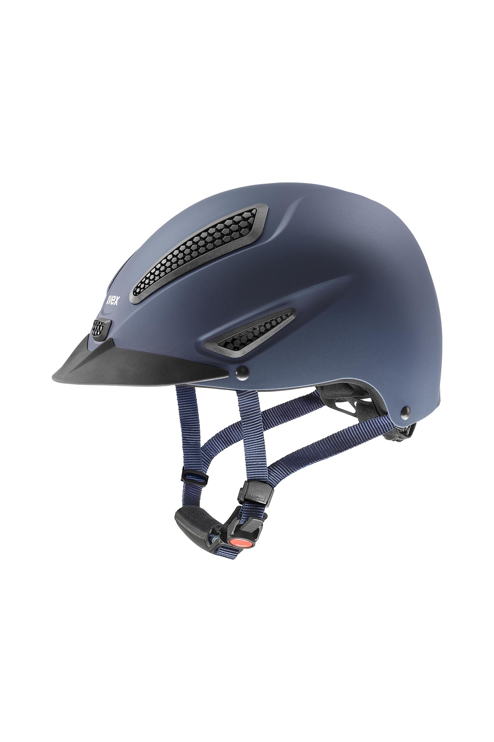 blue mat Uvex Perfexxion III Riding Helmet