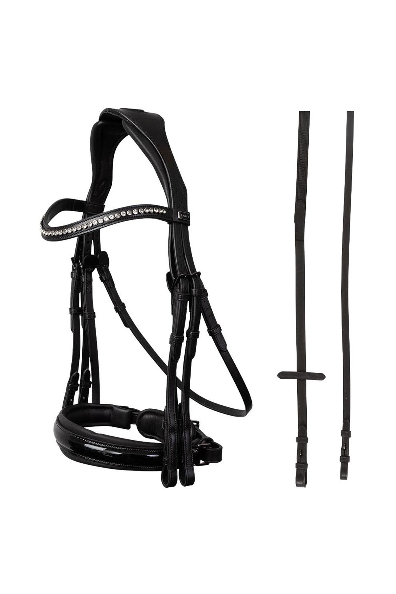 Black ANKY Comfort Fit Weymouth Bridle
