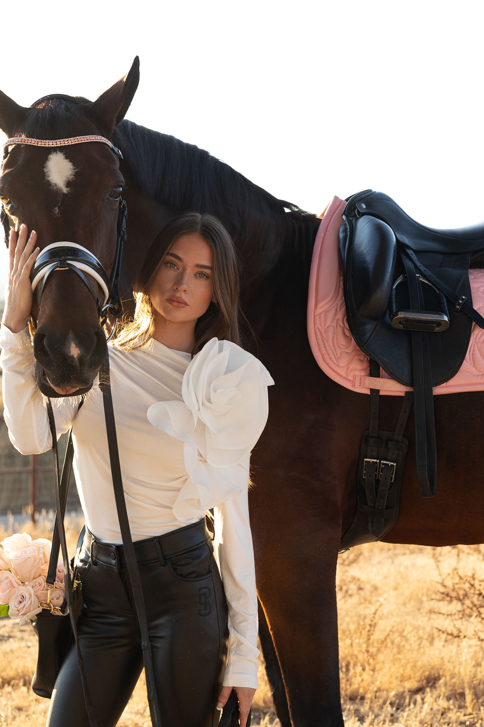 PS of Sweden Rose Quilt Dressage Saddle Pad