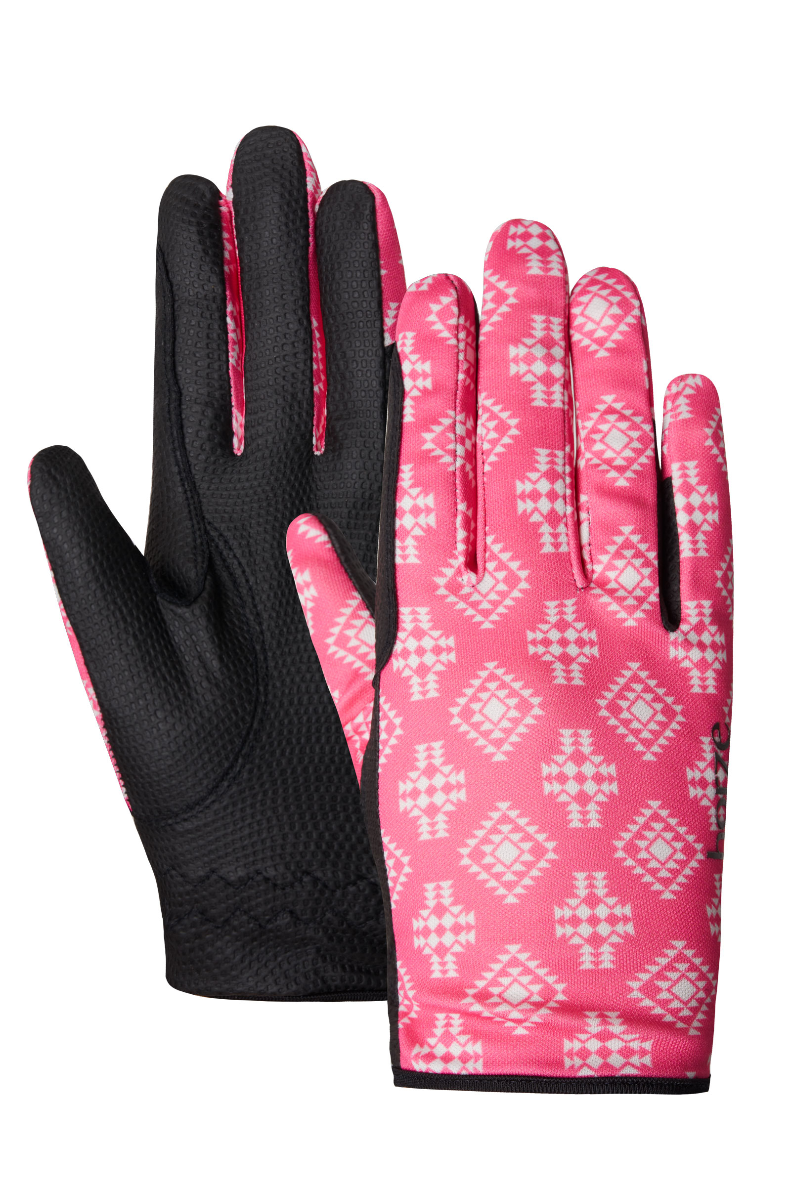 Pink Lemonade Horze Nascha Kids' Summer Riding Gloves