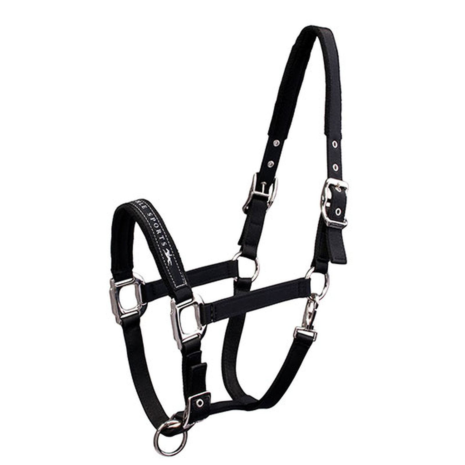 Black Schockemöhle Sports Memphis, Nylon Halter