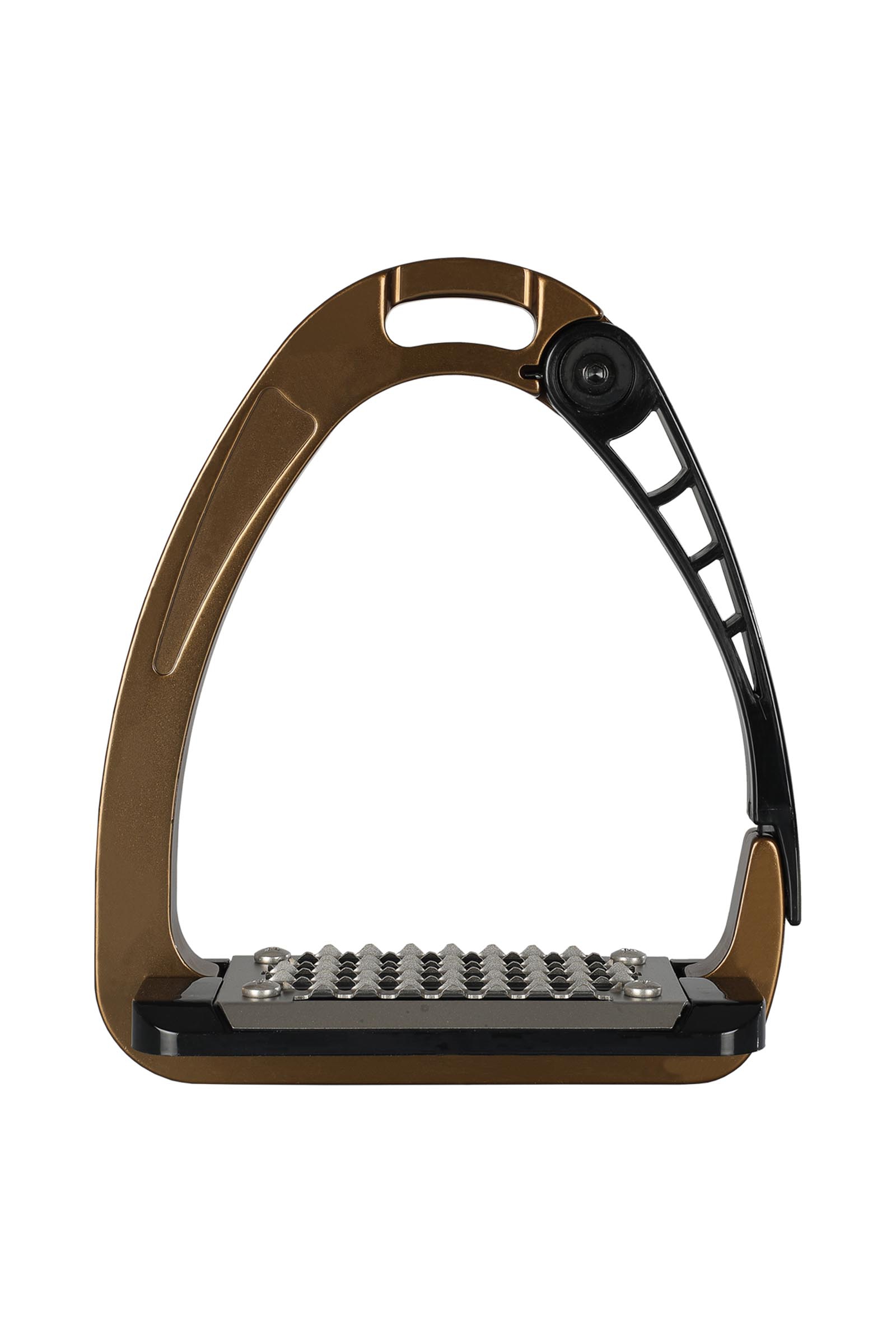 Bronze/Black Acavallo Arena Alupro Aluminium Stirrup